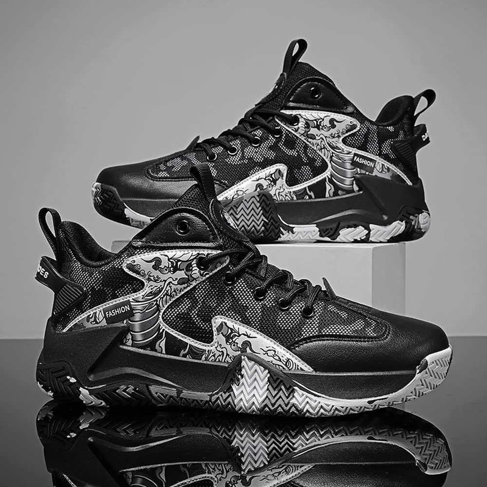 **Men's Running Shoes - Lightweight Sports Sneakers for Outdoor Training & Basketball - Perfect for Gym, Jogging & Casual Wear**