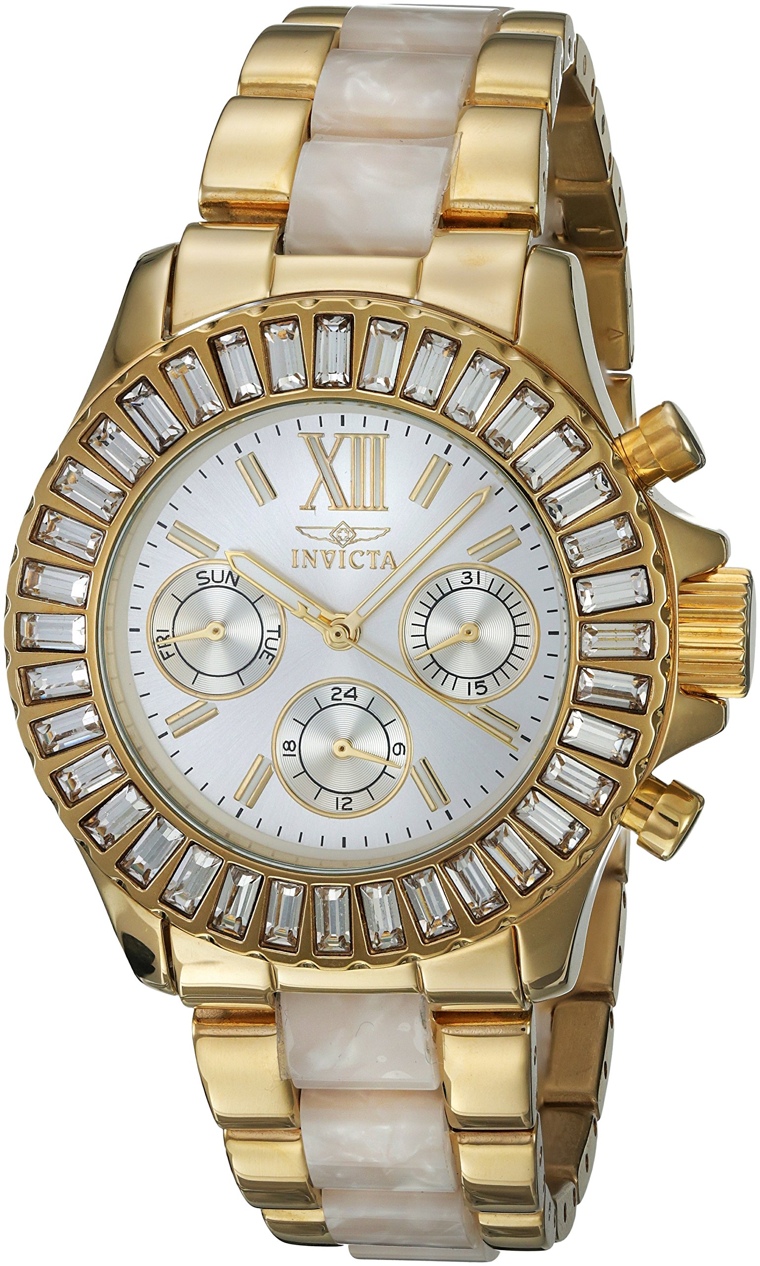 Invicta Women's 17491 Angel Swiss Quartz Watch - Two-Tone Stainless Steel Analog Watch for Women, Perfect for Everyday Wear, Office & Special Occasions