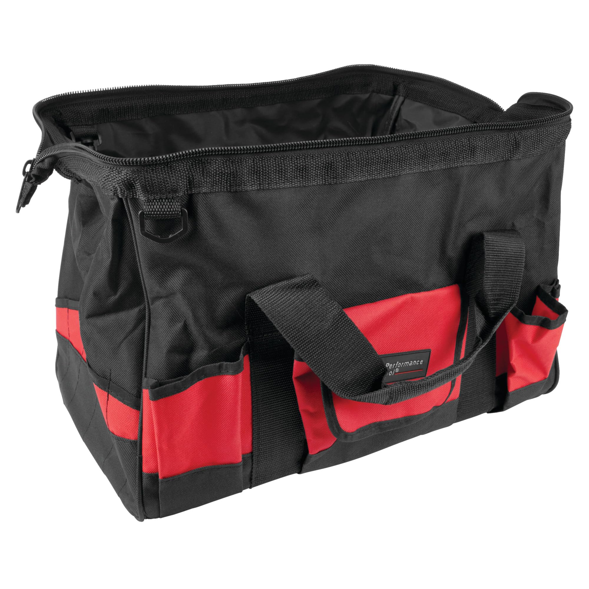 Performance Tool W88987 17-Inch Jumbo Tool Bag - Heavy Duty Durable Construction with Multiple Pockets - Perfect for Electricians, Plumbers & DIY Home Improvement Projects