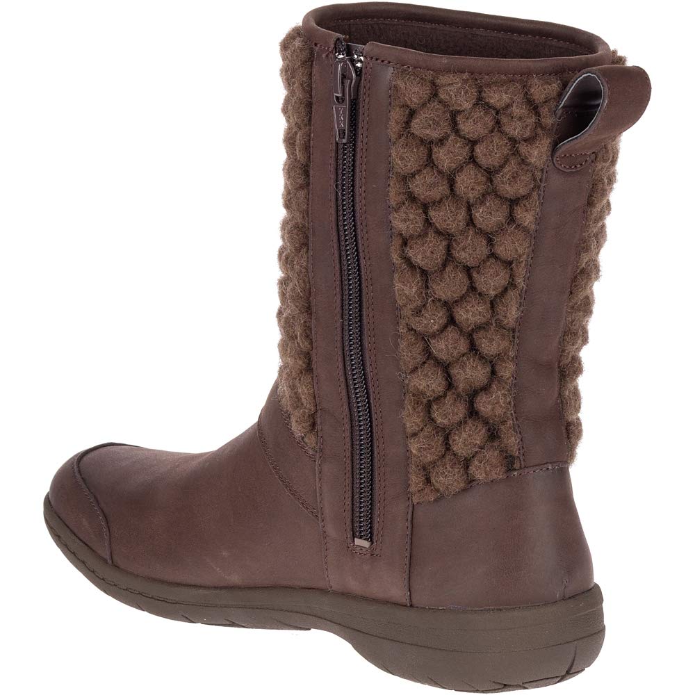 Merrell Women's Encore Kassie Tall Wool Boots - Waterproof Winter Hiking Boots for Women with Arch Support - Perfect for Snow, Rain & Cold Weather Outdoor Activities