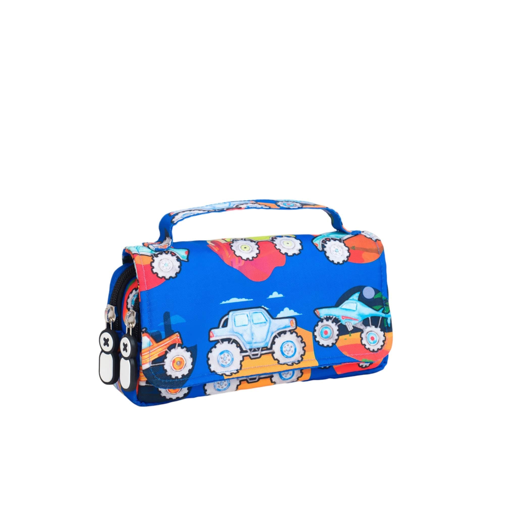 Monster Truck Pencil Case for Kids - Durable School Supplies Organizer for Boys & Girls - Perfect for Back to School, Classroom & Homework Organization