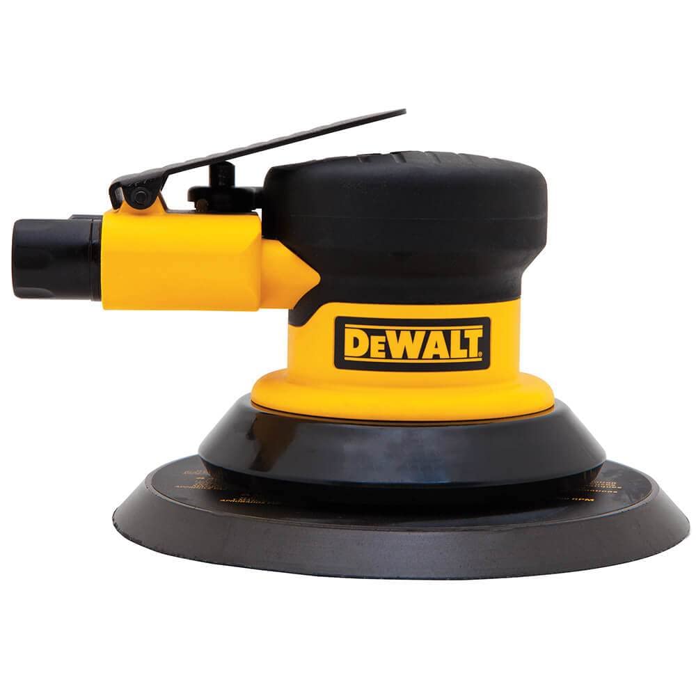 DEWALT DWMT70781 12000 RPM 90 PSI Pneumatic Palm Sander - Professional Woodworking & Sanding Tool for Furniture Refinishing, DIY Projects & Smooth Surface Preparation
