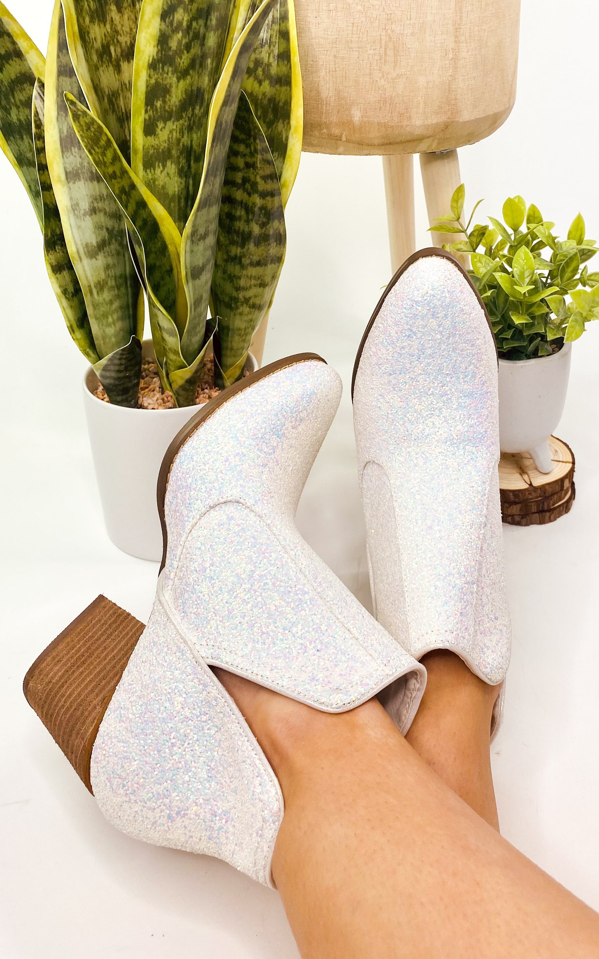 Fiera Women's White Booties - Stylish & Comfortable Ankle Boots for Fall & Winter Fashion | Perfect for Casual Outfits, Office Wear & Date Nights