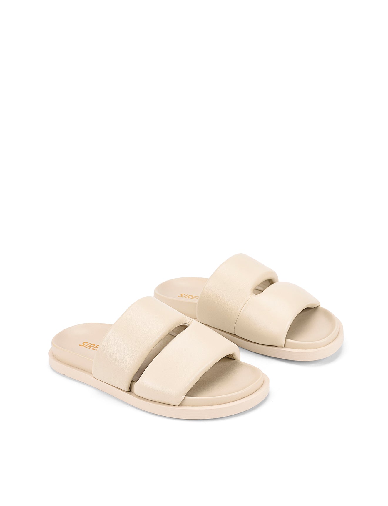 Lacey Comfort Footbed Sandals for Women - Soft Beige Leather Summer Sandals | Perfect for Beach, Vacation & Casual Outfits