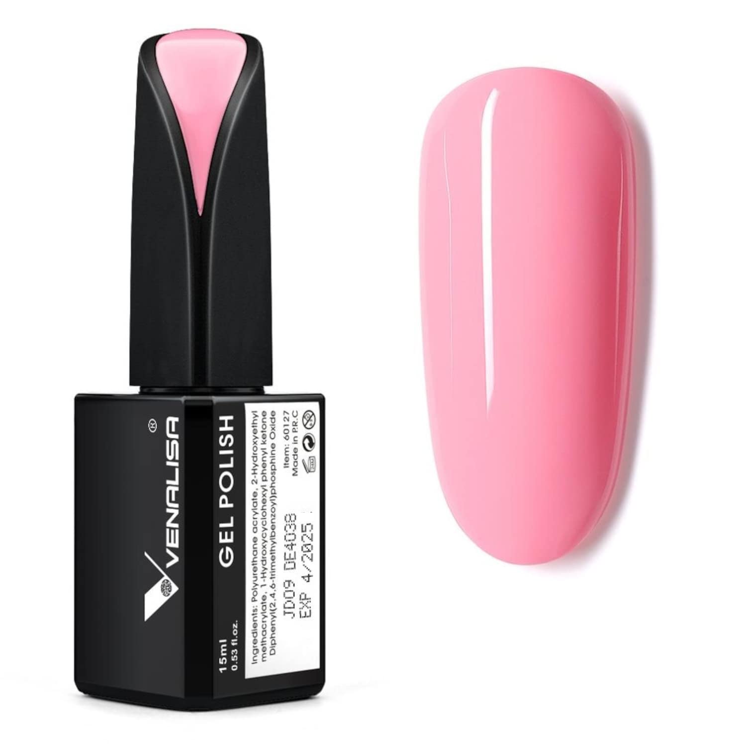 VENALISA UV Gel Nail Polish 15ml - Soak Off Manicure for Salon & Home DIY (JD09)