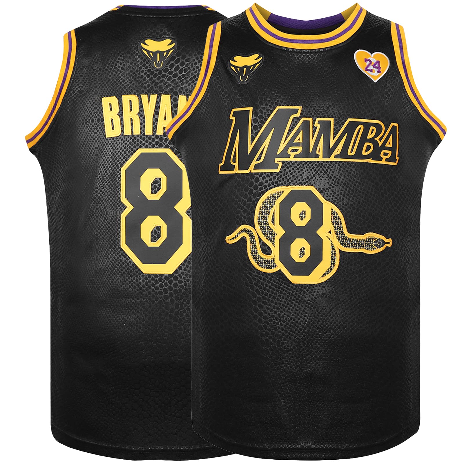 90s Hip Hop Basketball Jersey - Stitched Snakeskin Design for Sports & Streetwear
