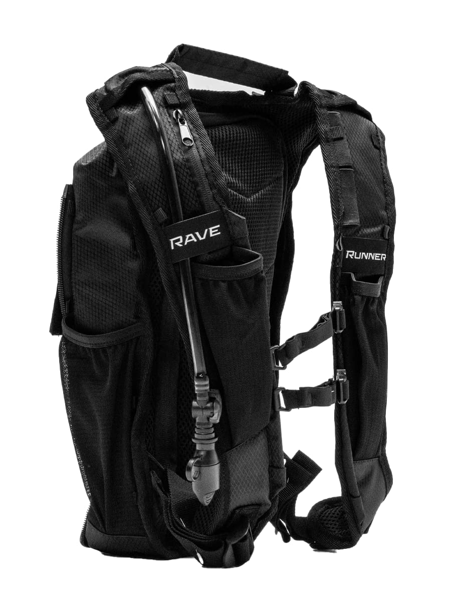 RaveRunner® Anti-Theft Hydration Backpack - Waterproof Festival Hydration Pack with Insulated Water Bladder for Raves, Concerts & Outdoor Adventures | Perfect for EDM Festivals, Hiking & Travel
