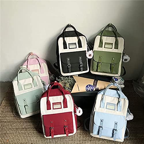 GGOOB Cute Kawaii Aesthetic Backpack for School - Pink | Stylish Laptop Bag for Women & Girls | Perfect for College, Travel & Everyday Use