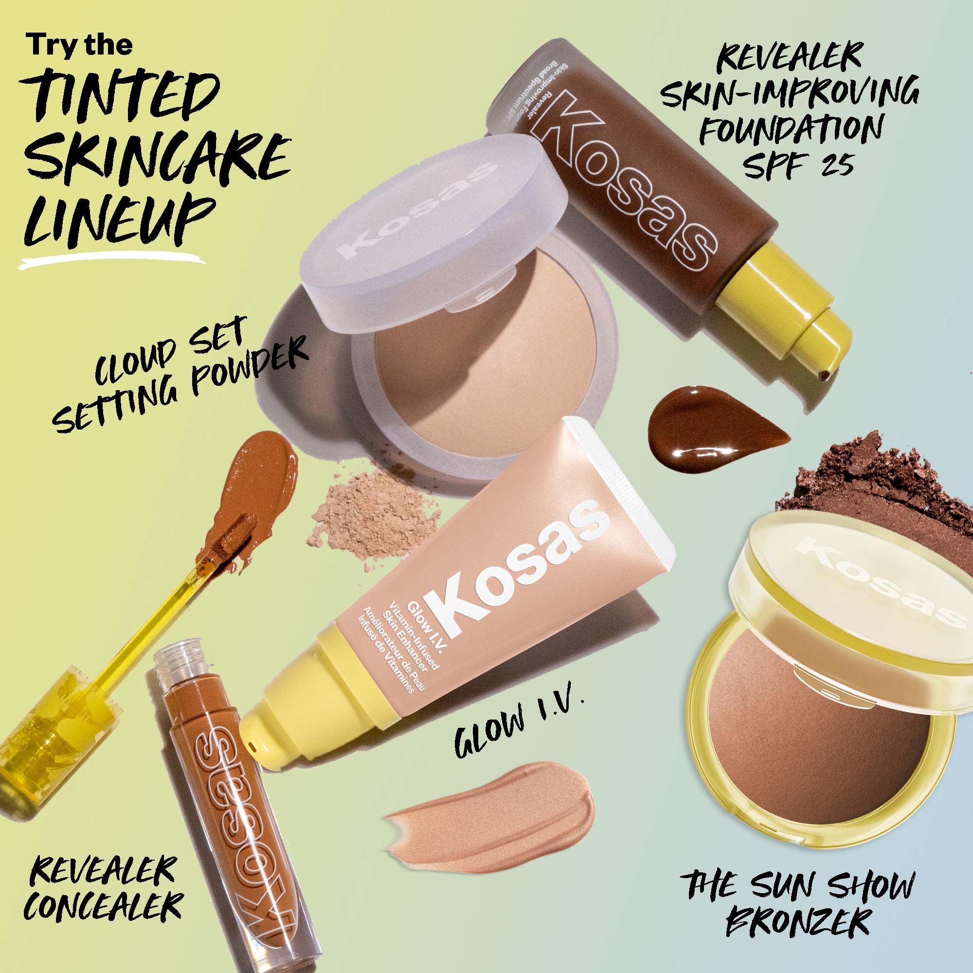 Kosas The Sun Show Bronzer & Highlighter Duo - Vegan, Cruelty-Free Makeup for a Natural Glow | Perfect for Everyday Wear & Special Occasions