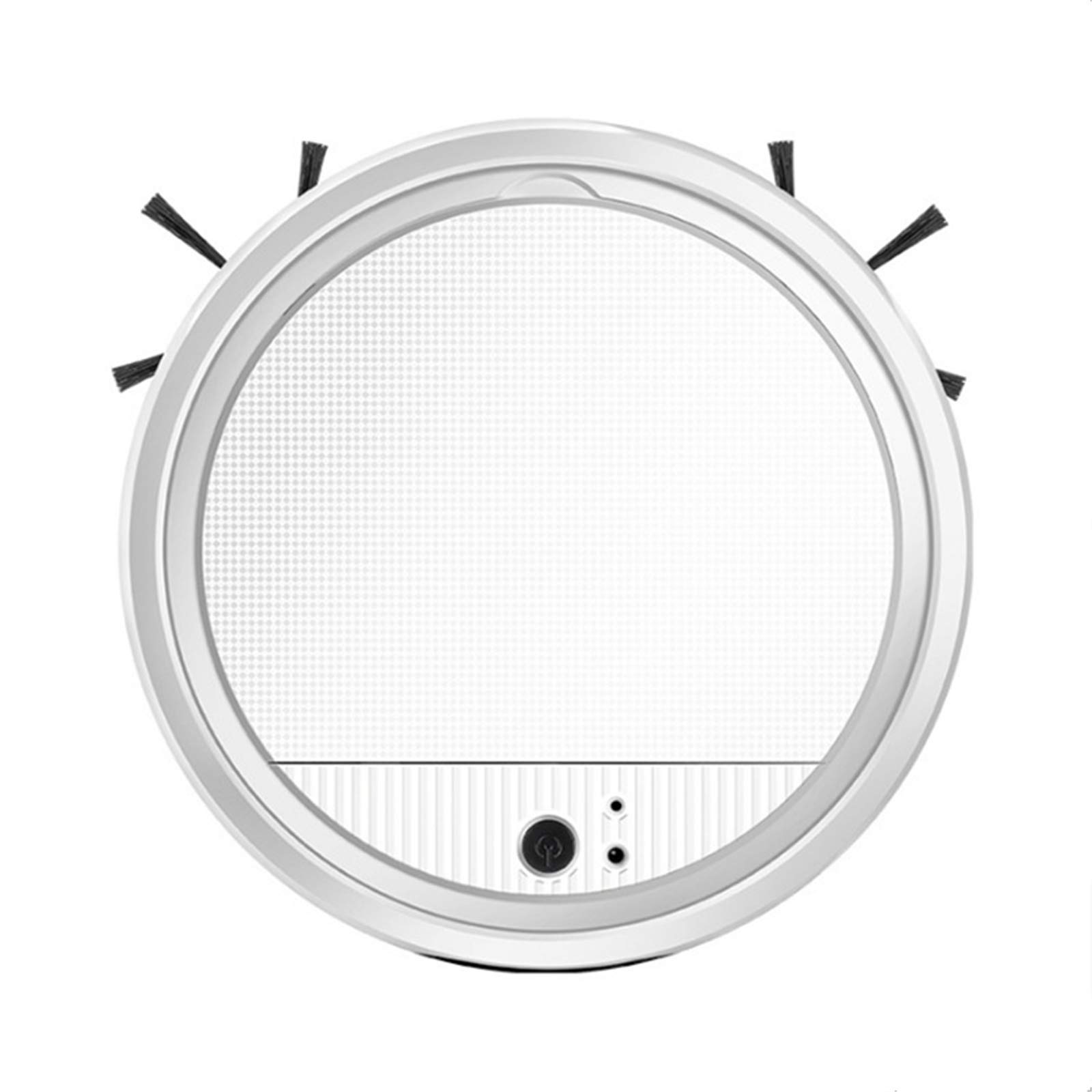 XinC Robot Vacuum Cleaner with 2000Pa Strong Suction - 4-in-1 Slim & Quiet Robotic Vacuum for Hard Floors & Carpets - Self-Charging Smart Cleaning Device - Perfect for Home, Office and Pet Hair Removal (White)