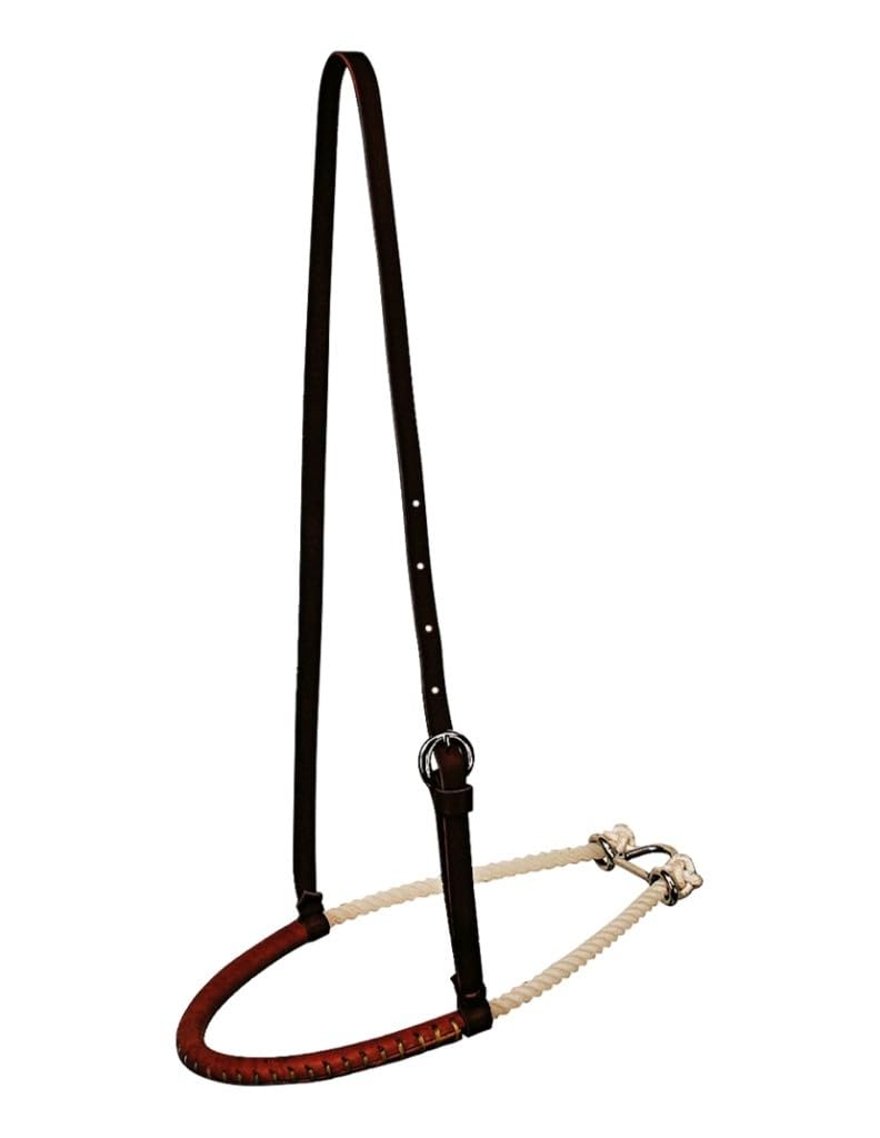Reinsman Circle Y Single Rope Noseband Tack Accessories (6203) - Western Horse Riding Equipment for Training & Show