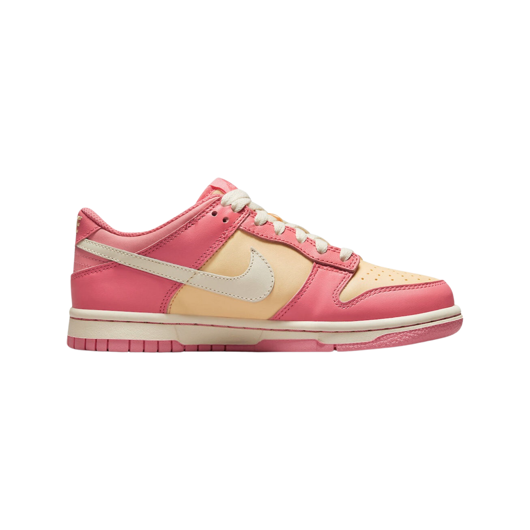 Nike Dunk Low GS Sneakers in Celestial Gold & Coconut Milk - Stylish & Comfortable Shoes for Women & Girls - Perfect for Casual Wear, School & Sports