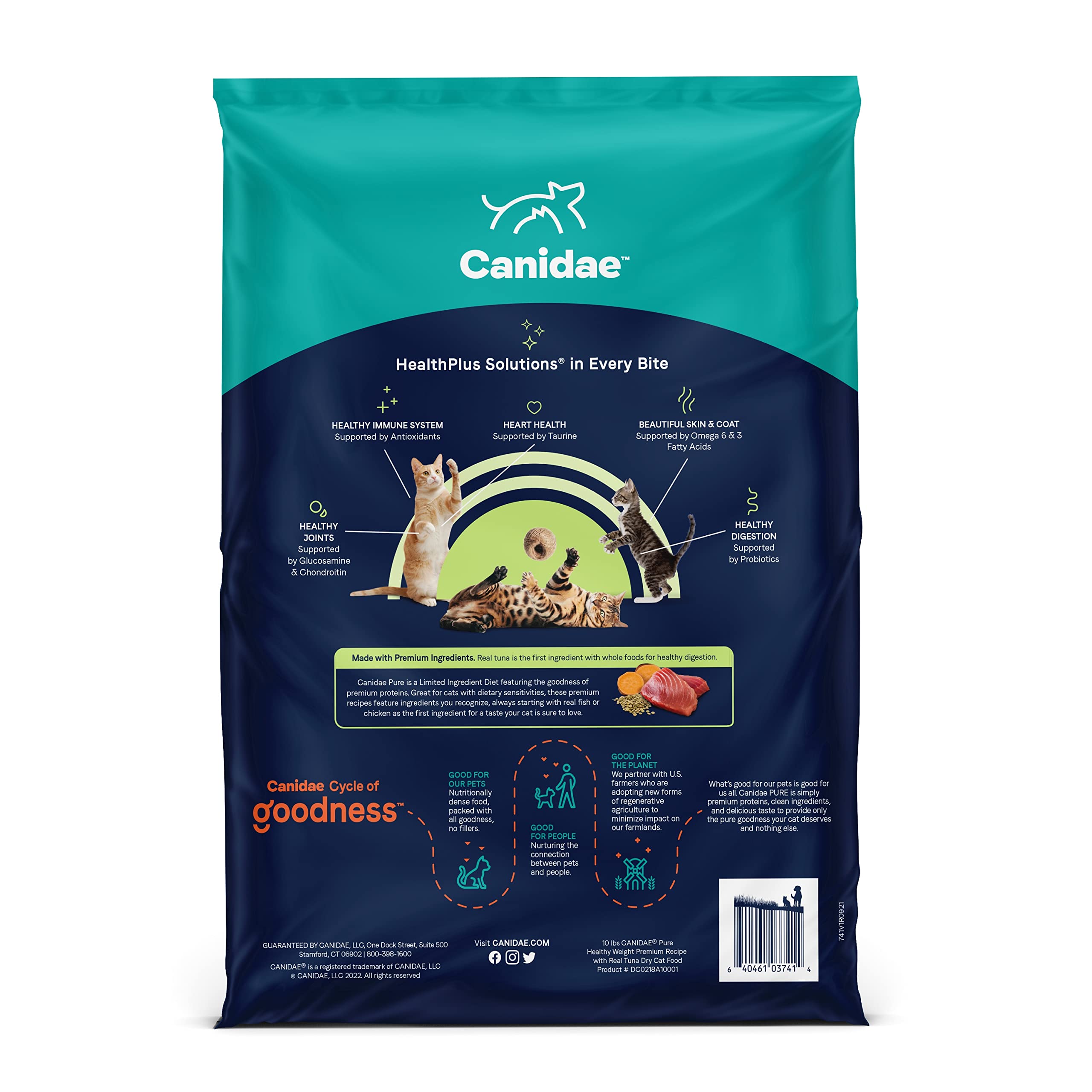 Premium Grain-Free Cat Food Bundle - CANIDAE Healthy Weight Tuna Recipe Dry Food (5lb) + Wet Food Variety Pack (24x2.46oz) with Tuna, Chicken & Mackerel - Perfect for Indoor Cats & Weight Management