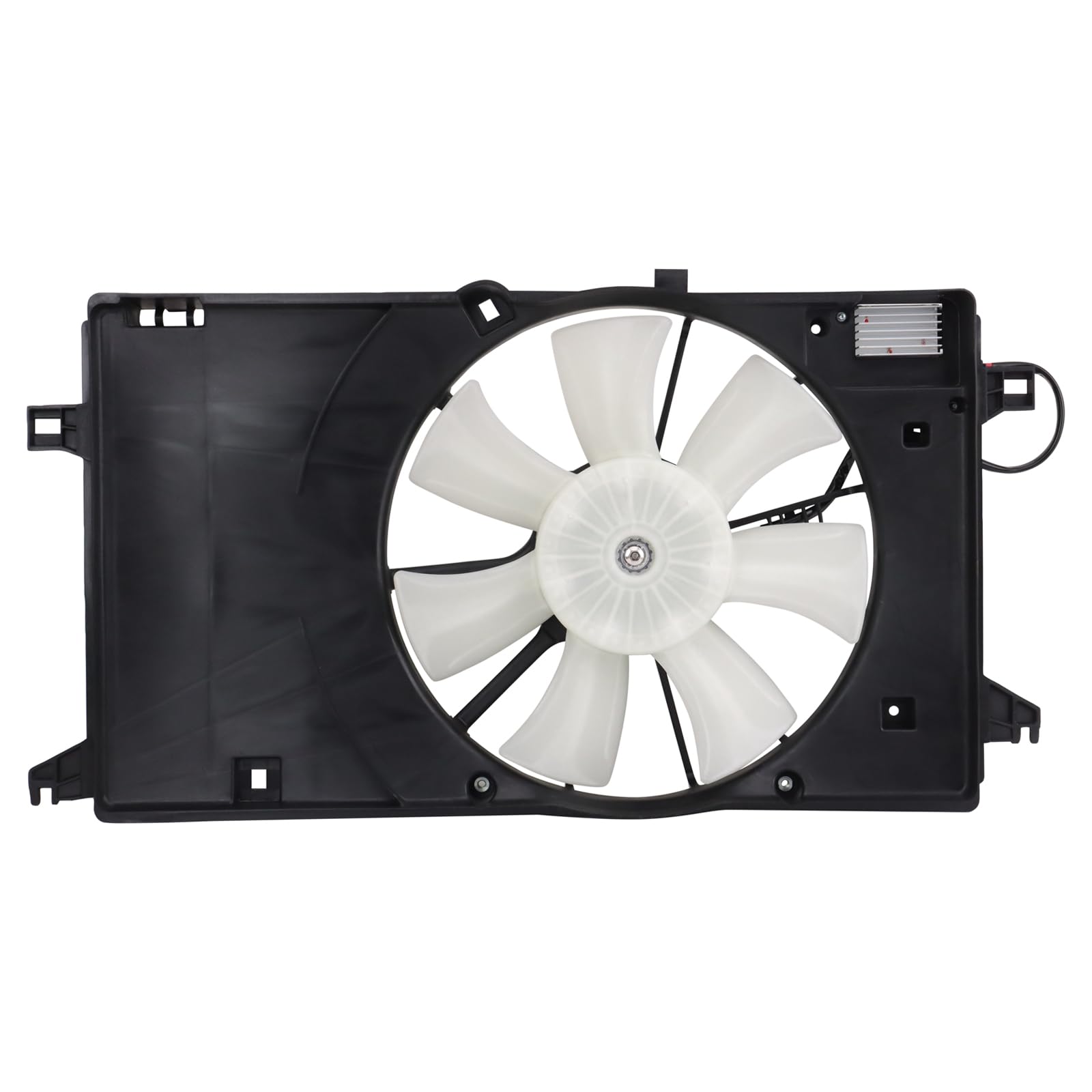 TRQ Radiator Cooling Fan Assembly for 2006-2010 Mazda 5 - Replacement Part MA3115137 - Perfect for Overheating Prevention & Summer Driving