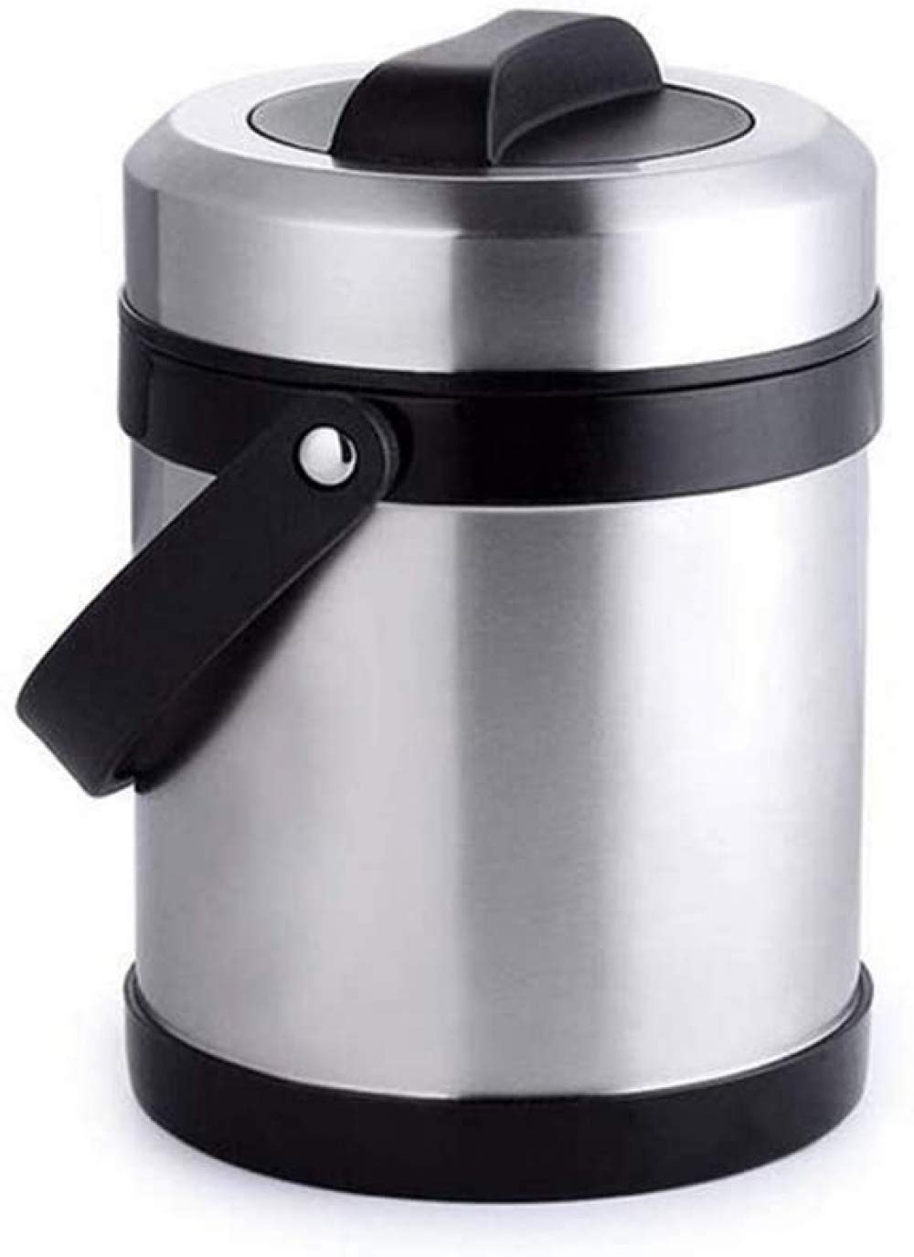 Zhouye XD Designs Insulated Stainless Steel Food Thermos - Hot & Cold Food Container, Leak-Proof Lunch Box for Office, Picnic, Camping & Travel - Black