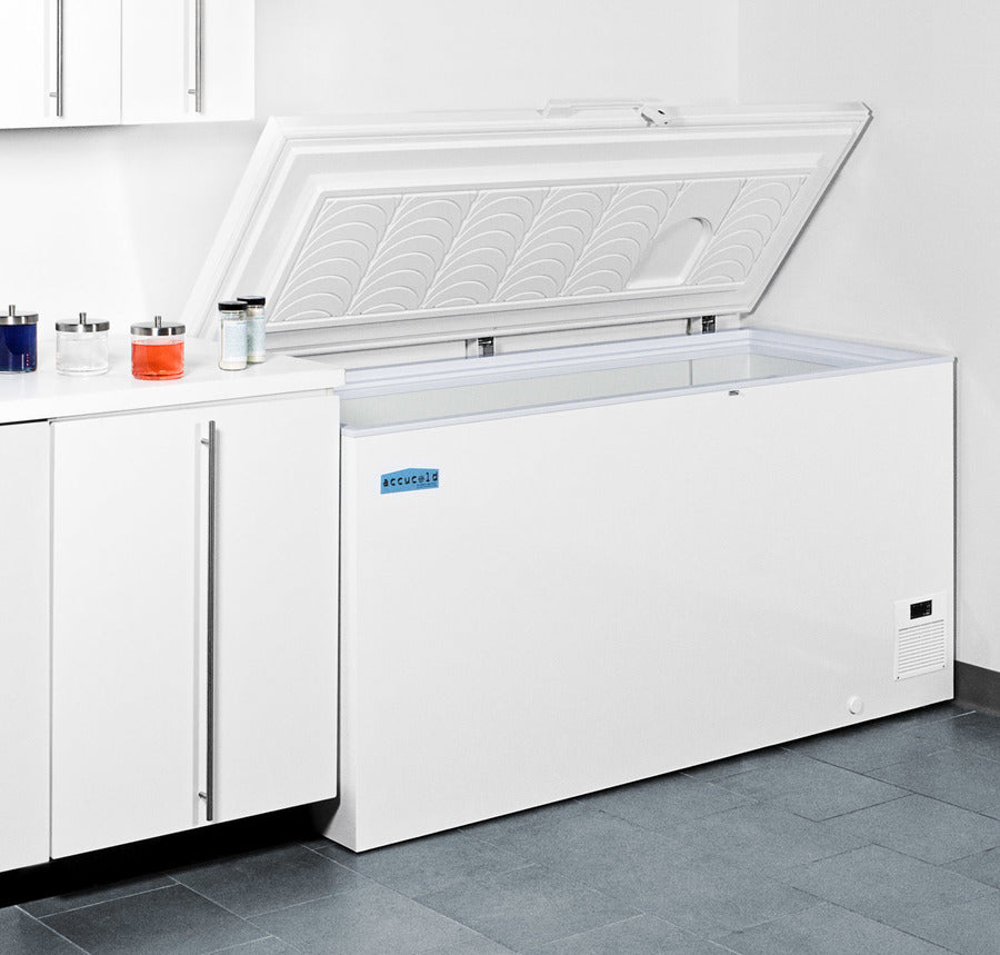 Accucold 15 Cubic Feet Chest Freezer EL51LT - Energy Efficient Deep Freezer for Home, Garage & Basement Storage - Perfect for Frozen Foods, Meat, Ice Cream & Bulk Groceries
