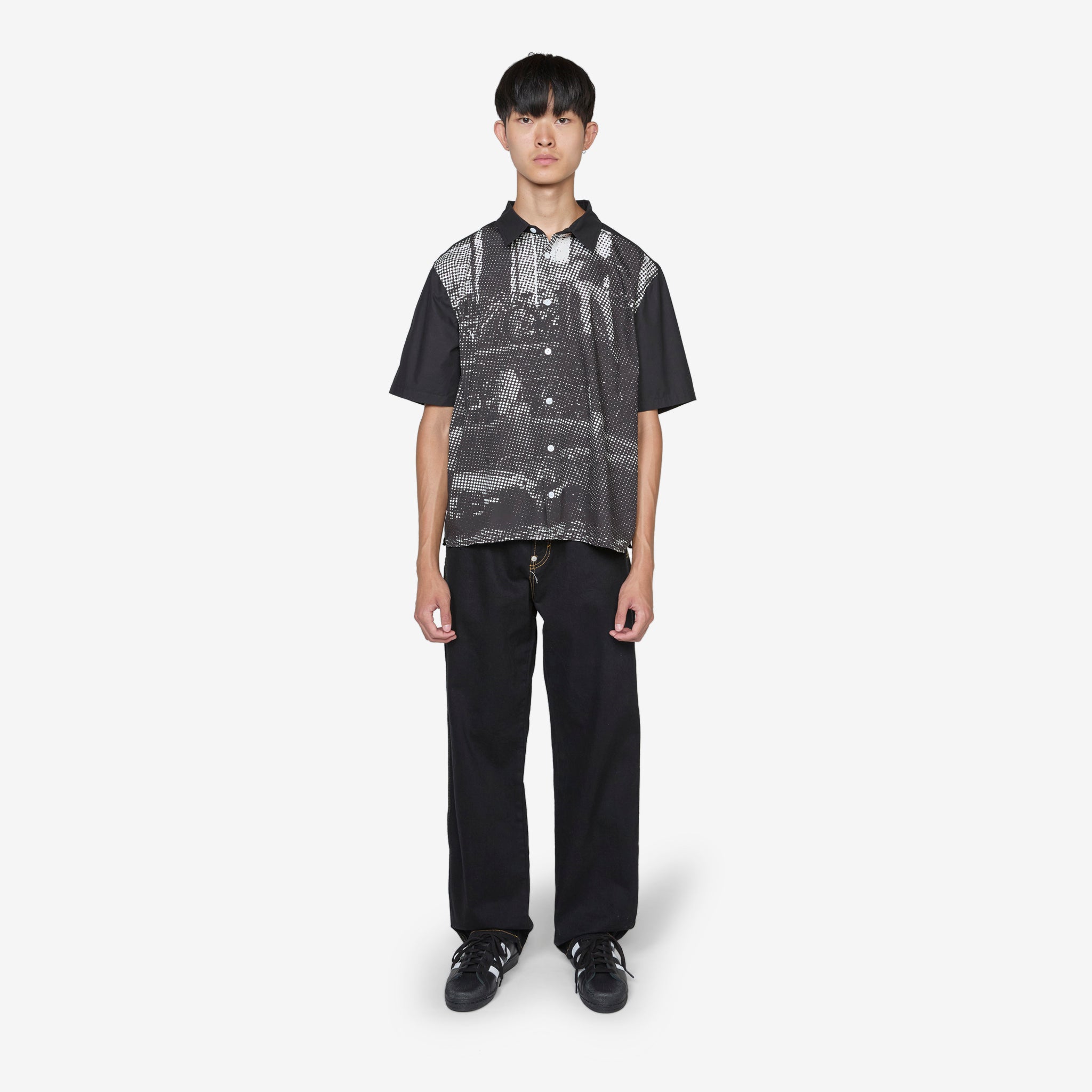 Chima Short Sleeve T-Shirt for Men - Black & White Casual Cotton Tee | Perfect for Everyday Wear, Gym & Outdoor Activities