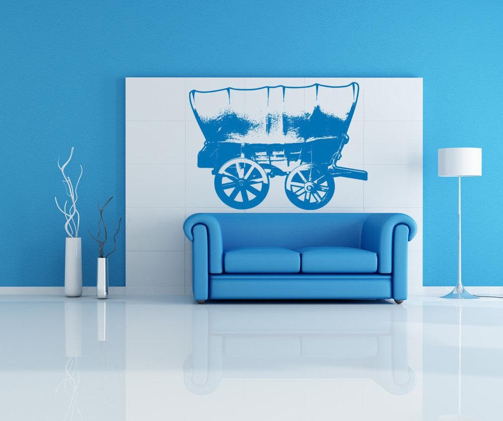 Vinyl Wall Decal Sticker - Chuck Wagon Design #OS_AA515 - Perfect for Home Decor, Nursery, Office & DIY Projects