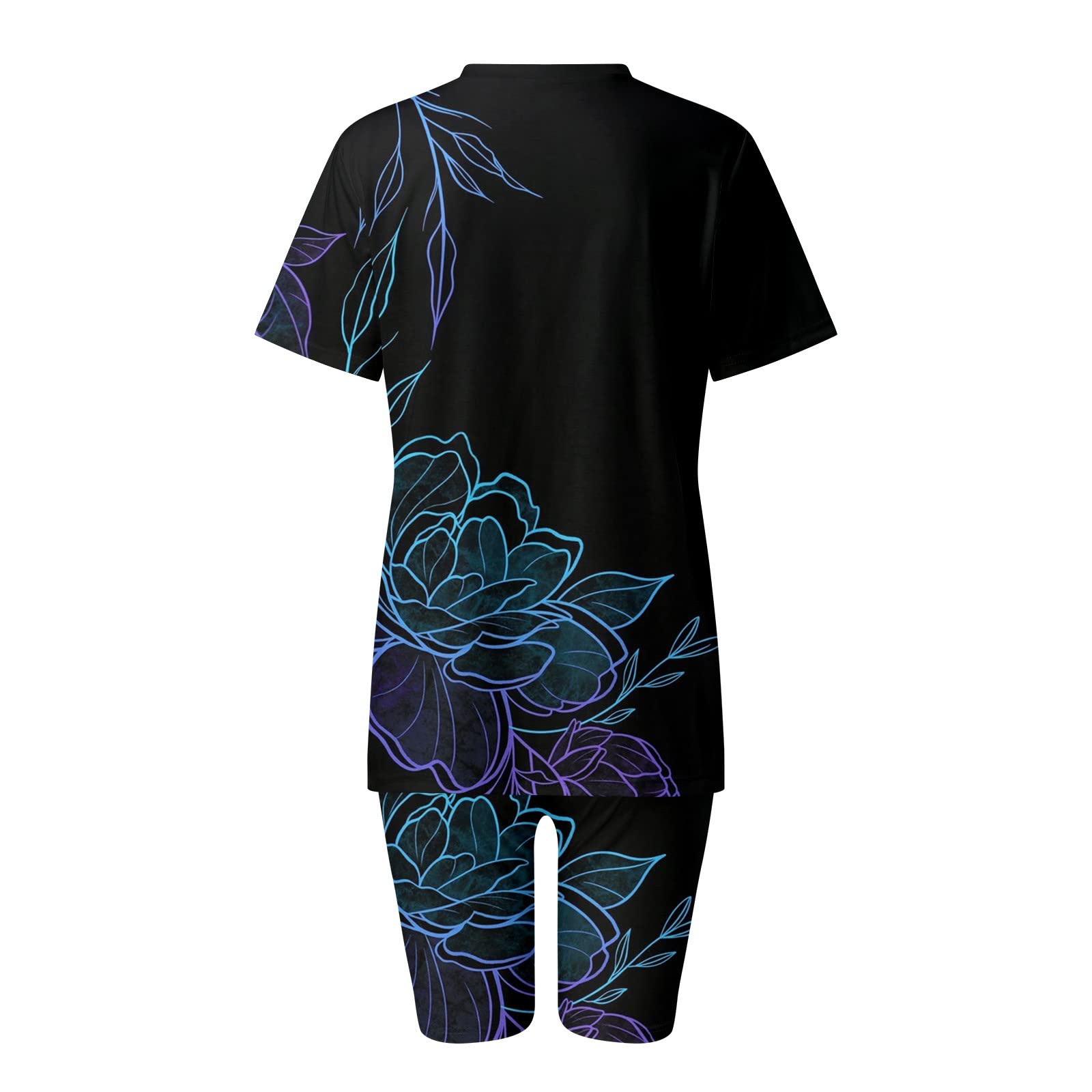 Plus Size Butt Lifting Yoga Leggings for Women - Tie Dye High Waisted Workout Pants with Matching Green Shorts & Gym Top - Women's Fitness Outfit for Yoga, Running & Gym Training