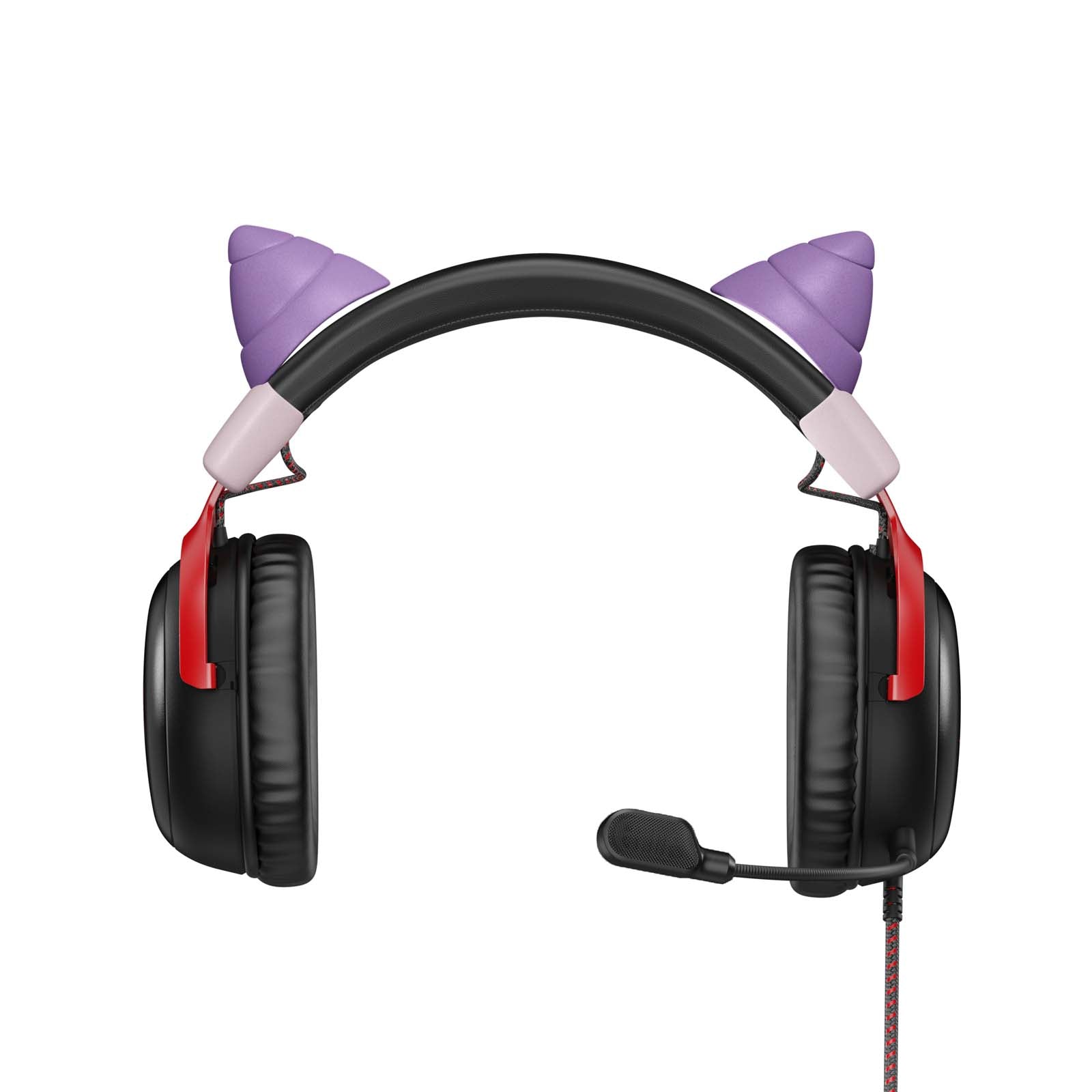 MapleStory Pink Bean Horns Headset Accessory - Cute Gaming Ears for Cosplay & Streamers | Perfect for Anime Conventions & Live Streaming
