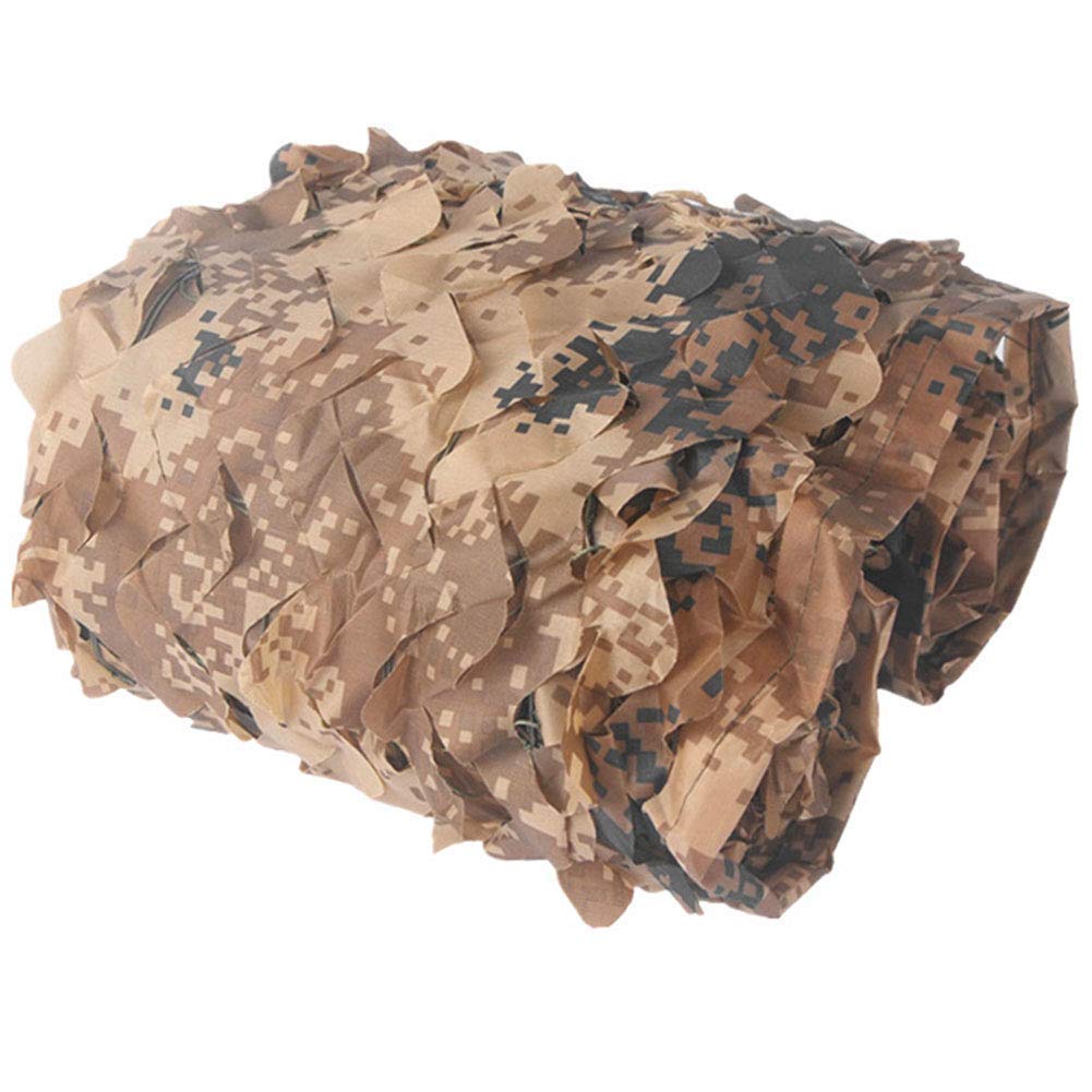 Army Woodland Camouflage Net 4x5m - Military Grade Sun Shade Netting for Camping, Hunting, Shooting & Greenhouse Protection | Desert Camo Cover for Outdoor Activities & Tactical Use