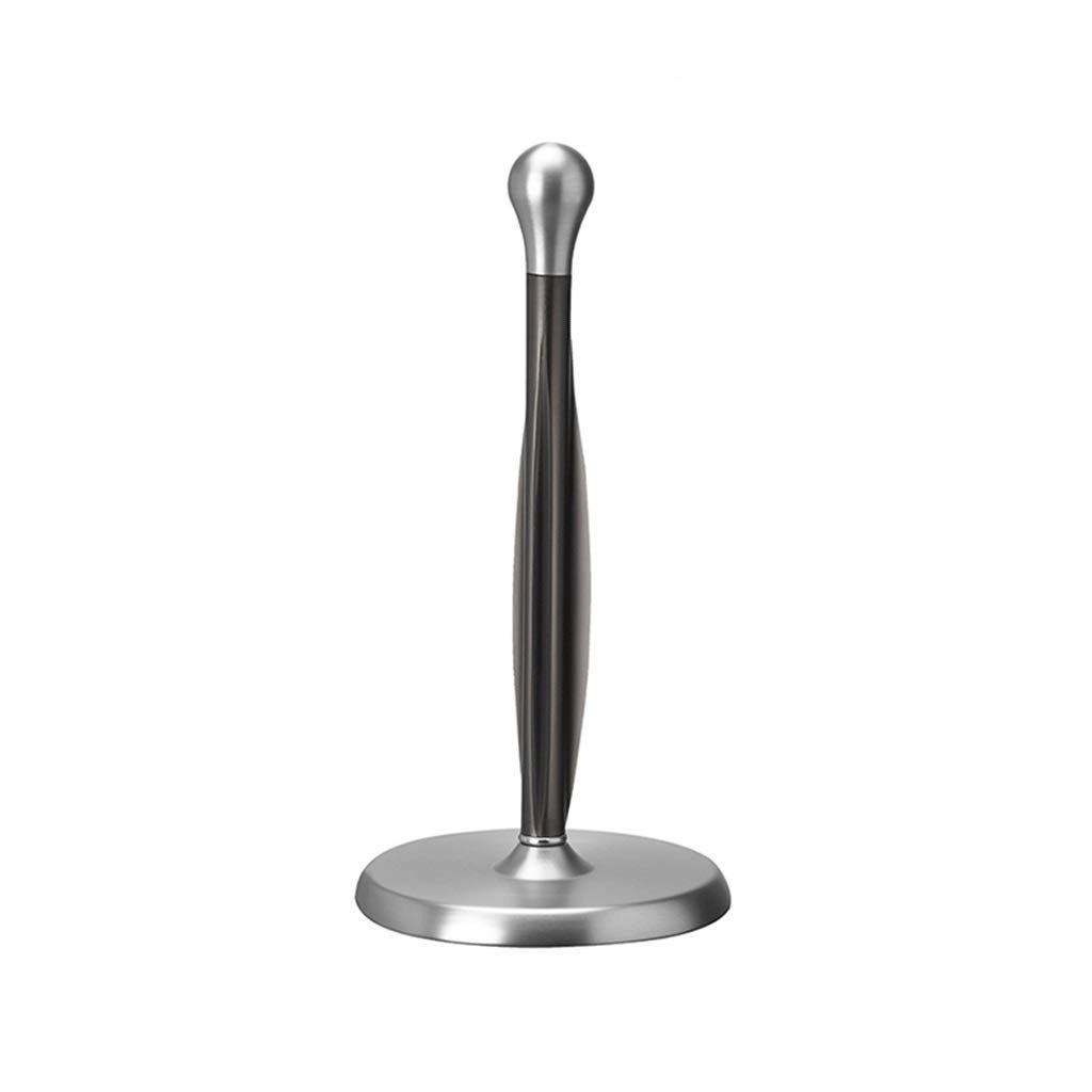 Modern Vertical Paper Towel Holder with Non-Slip Base - Sturdy Kitchen Countertop Organizer for Disposable & Reusable Paper Towels - Perfect for Home, Office, and Restaurant Use