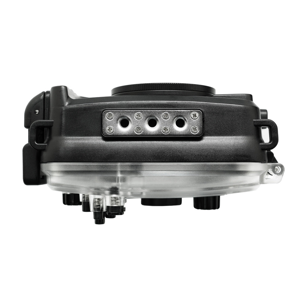 Olympus TG-6 60m/195ft Waterproof Underwater Camera Housing for Scuba Diving & Snorkeling - Black | SeaFrogs Dive Case for Marine Photography & Adventure Sports