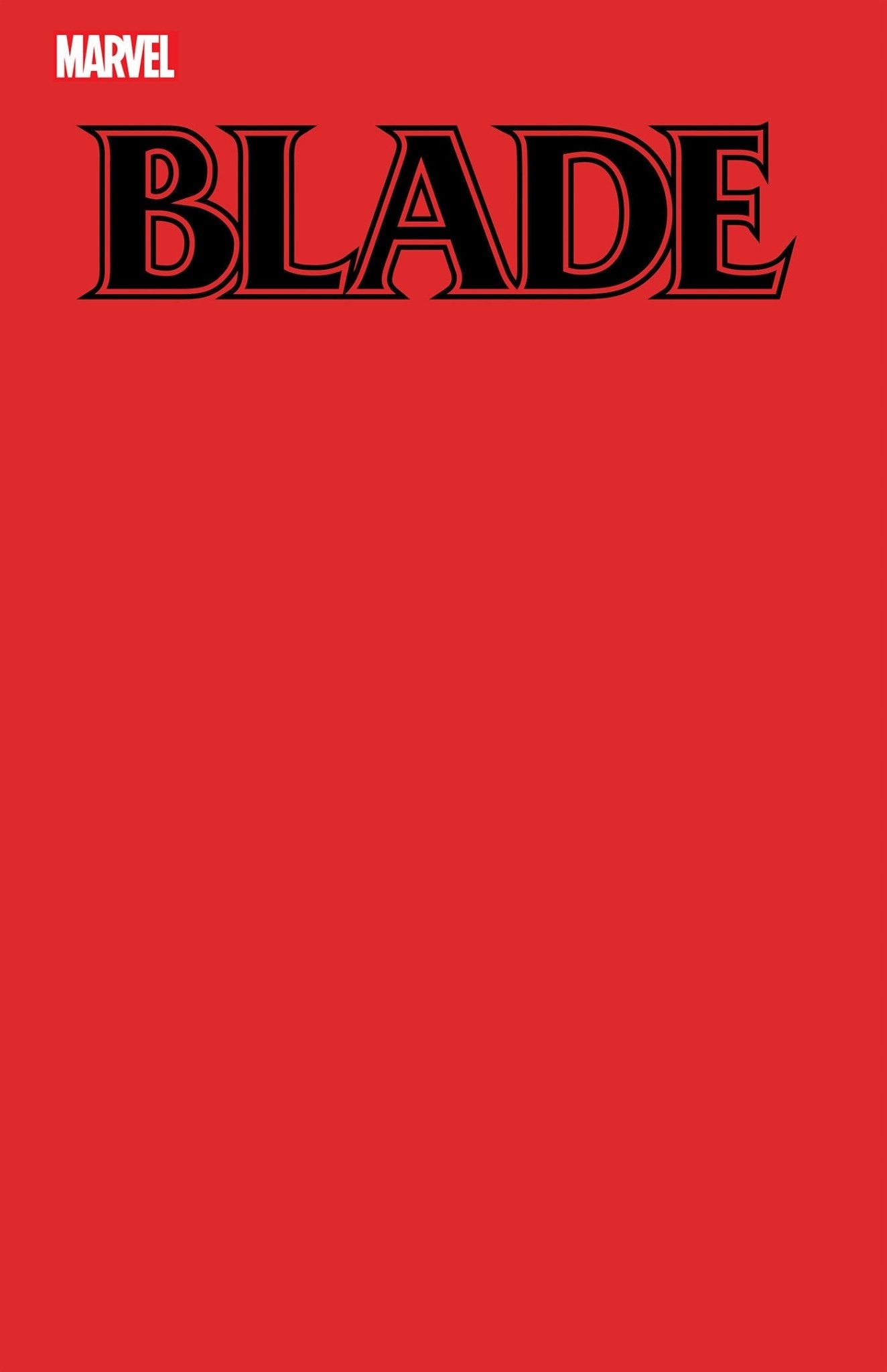 Blade 1 Blood Red Blank Cover Variant Comic Book - Rare Collectible Edition for Marvel Fans & Comic Collectors | Perfect for Display, Gifting, and Investment