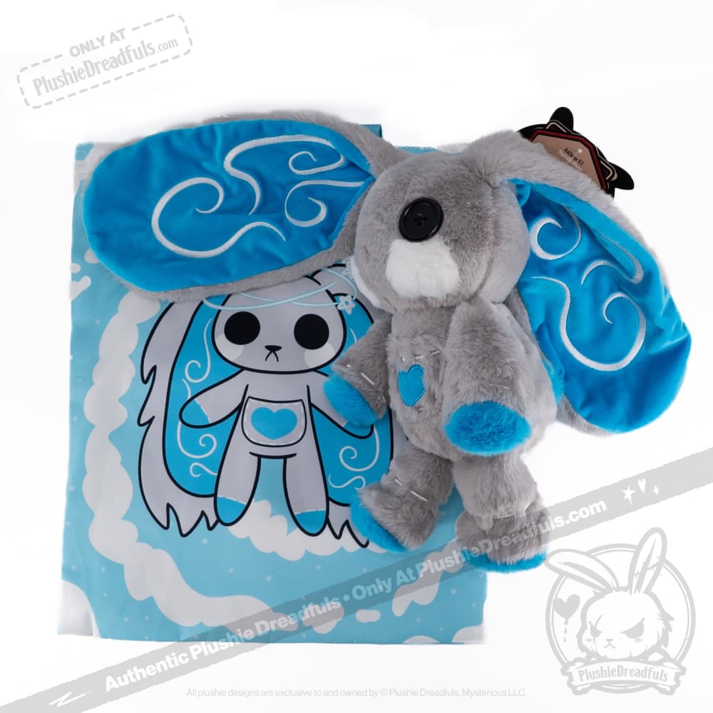 Plushie Dreadfuls Asthma Rabbit V2 - Soft Stuffed Animal Toy for Kids with Asthma Awareness | Cute Comfort Plush for Bedroom Decor, Gift for Children with Breathing Conditions