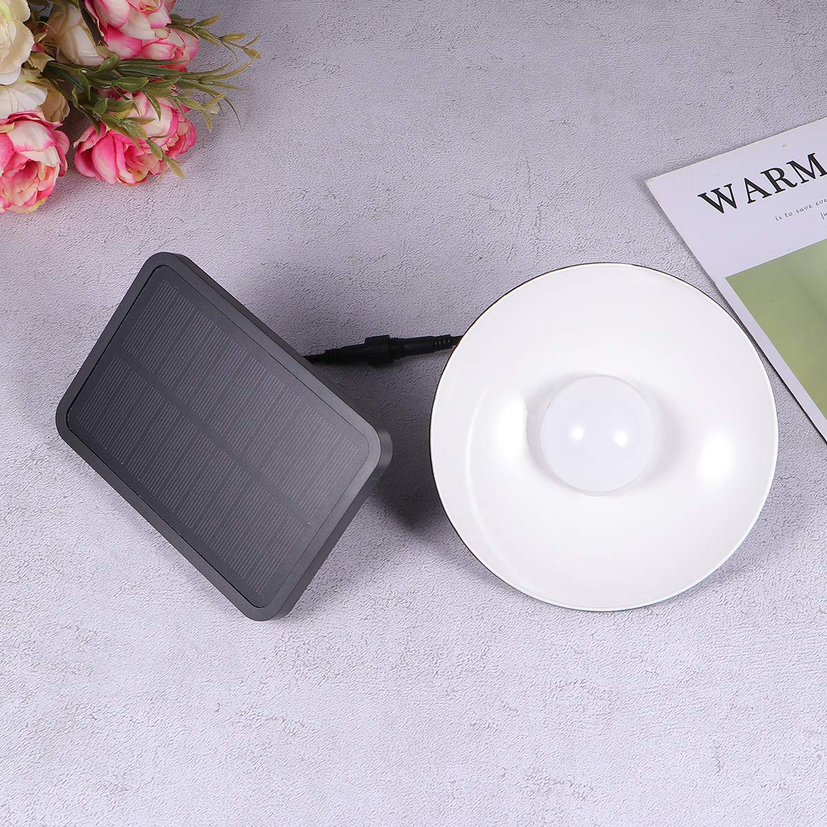 OSALADI Solar Outdoor Spotlight Set - LED Garden & Patio Lights, Solar Wall & Pendant Lights, Umbrella Lights with Split Type Flashlight for Backyard, Pathway, Deck, and Landscape Lighting