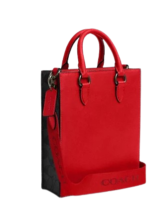 Coach Dylan Tote Bag in Colorblock Signature Canvas - Stylish Women's Handbag for Work, Travel & Everyday Use