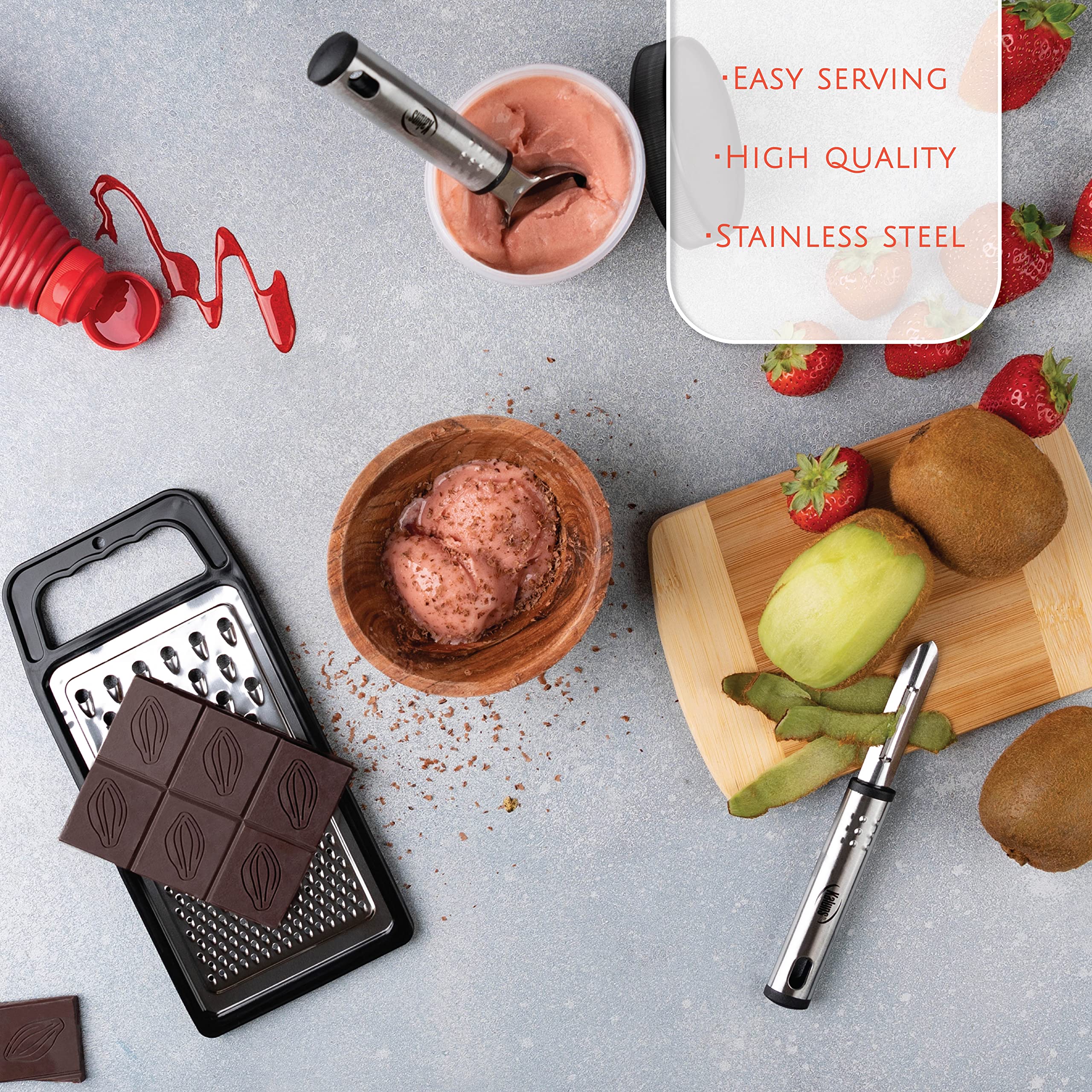 Premium 24-Piece Nonstick Kitchen Utensil Set - Heat Resistant Nylon & Stainless Steel Cooking Tools with Spatula - Essential Cookware for Apartments, Home Chefs & Baking Enthusiasts - Perfect for Frying, Sautéing & Everyday Meal Prep