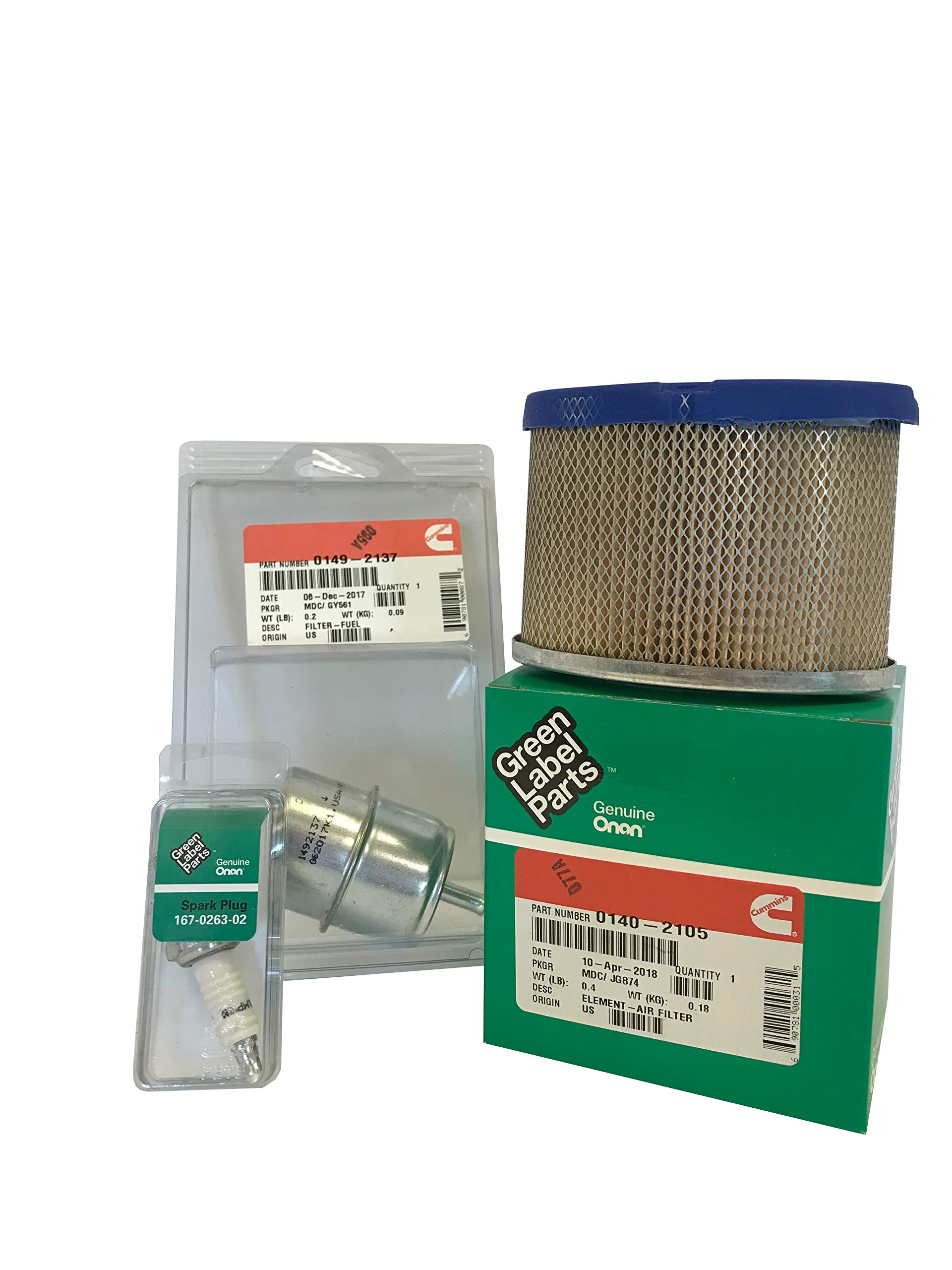 Onan KV KVC KVD GPS Generator Tune Up Kit - Compatible with Cummins Generators - Perfect for RV, Marine & Emergency Power Backup