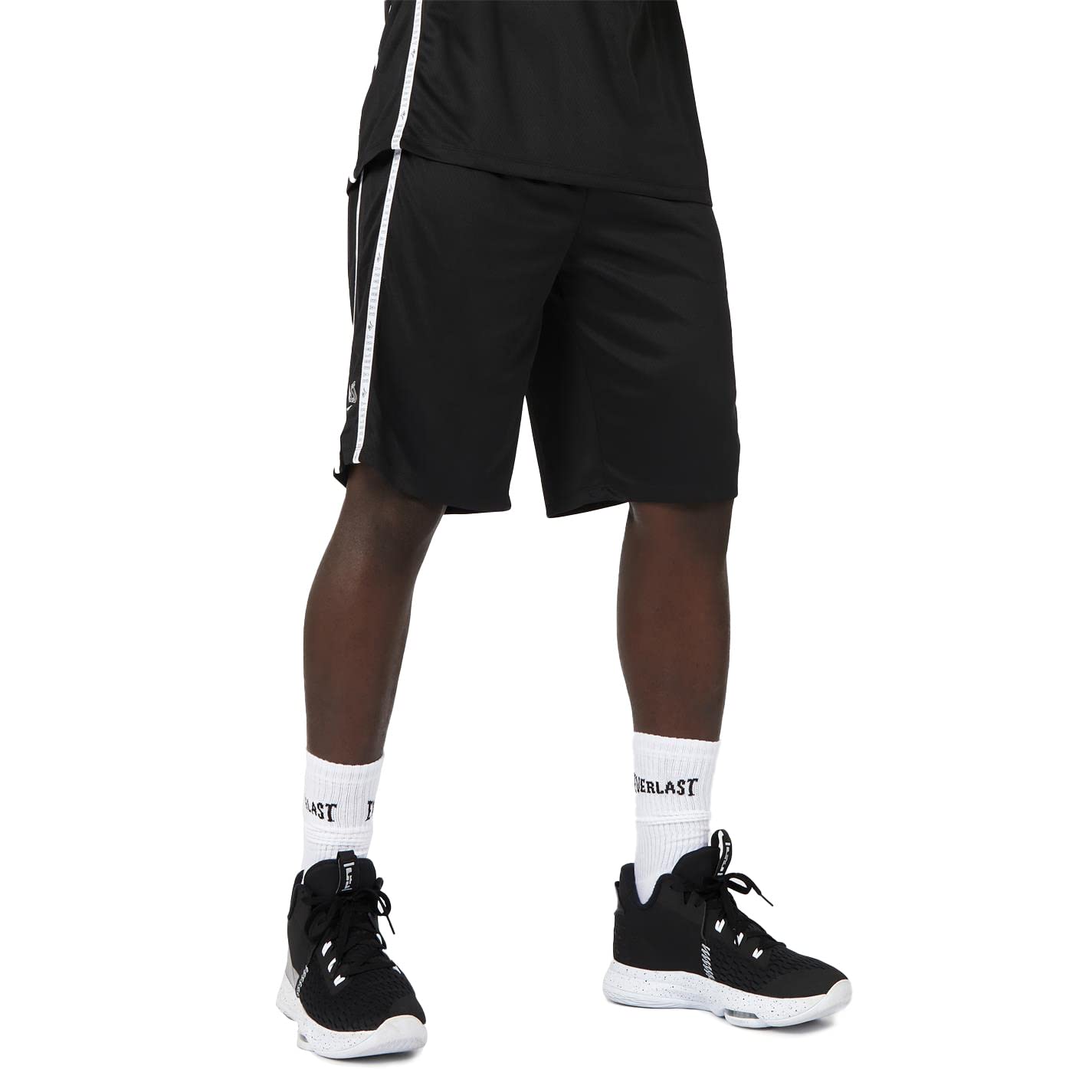 Everlast Men's Premium Basketball Shorts - Athletic Workout Shorts for Men | Breathable & Comfortable for Training, Running, Gym - Ovie Soko Collection