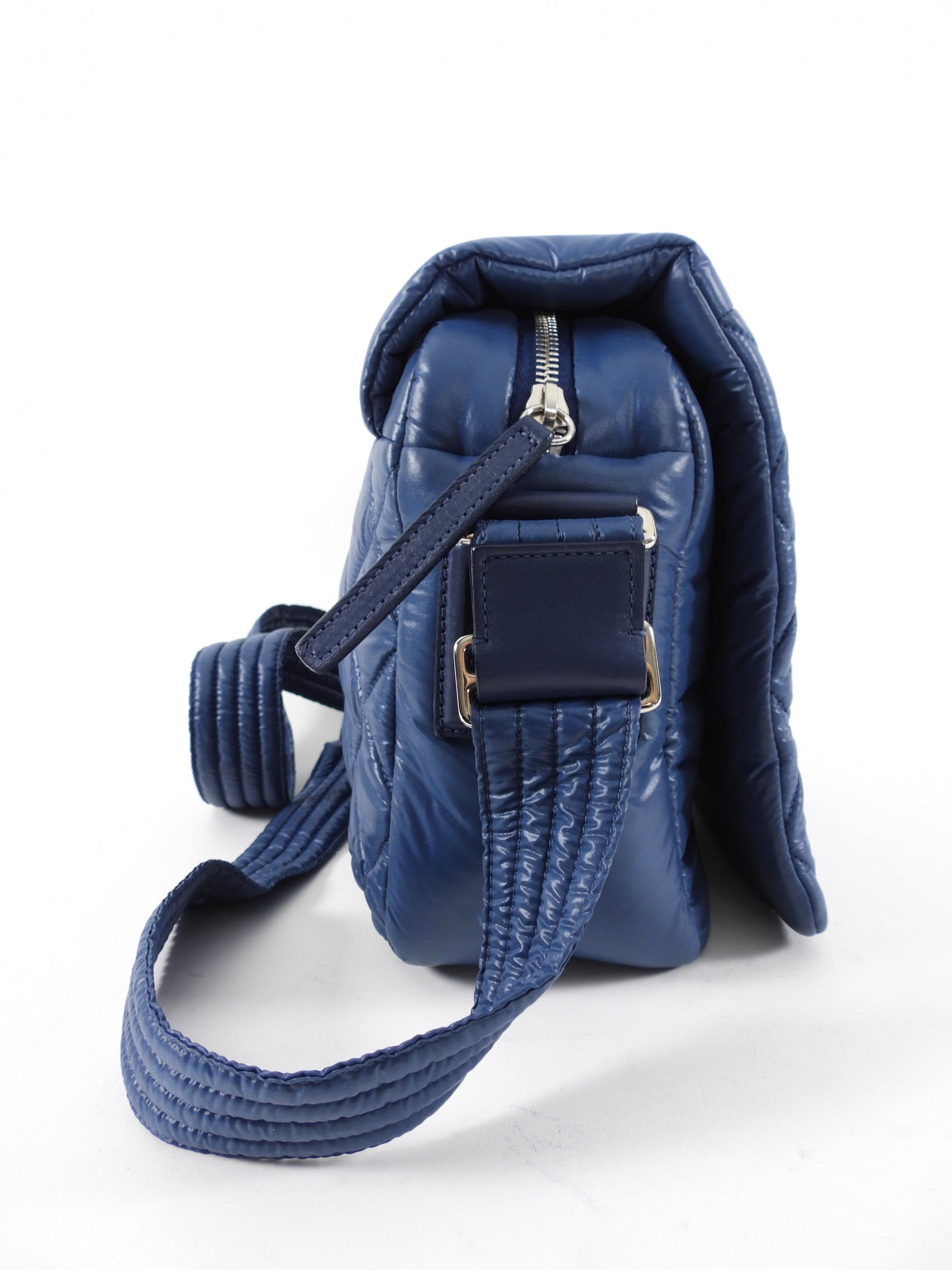 Chanel Blue Nylon Coco Cocoon Crossbody Messenger Bag for Women - Luxury Designer Shoulder Bag for Everyday Use, Travel & Special Occasions