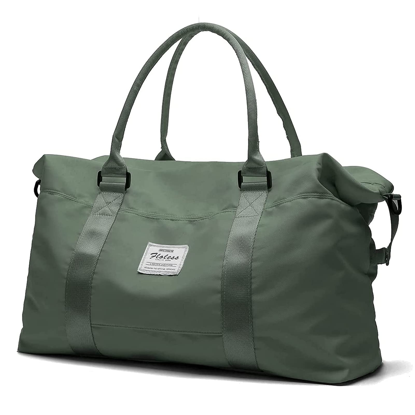 Women's Waterproof Carry-On Duffel Bag with Trolley Sleeve - Perfect for Travel & Gym