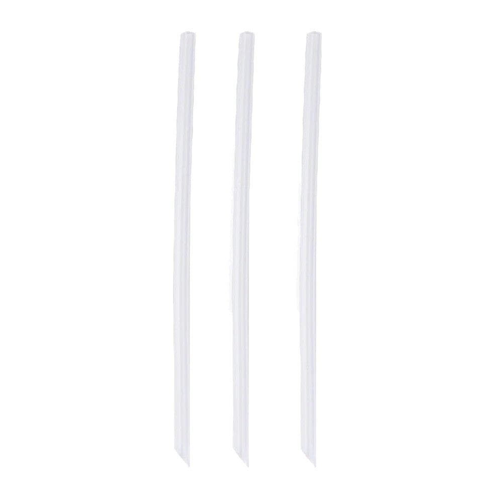 EcoVessel Reusable Silicone Straws - 3 Pack BPA-Free Drinking Straws for Smoothies, Iced Coffee & Travel Water Bottles | Dishwasher Safe & Eco-Friendly