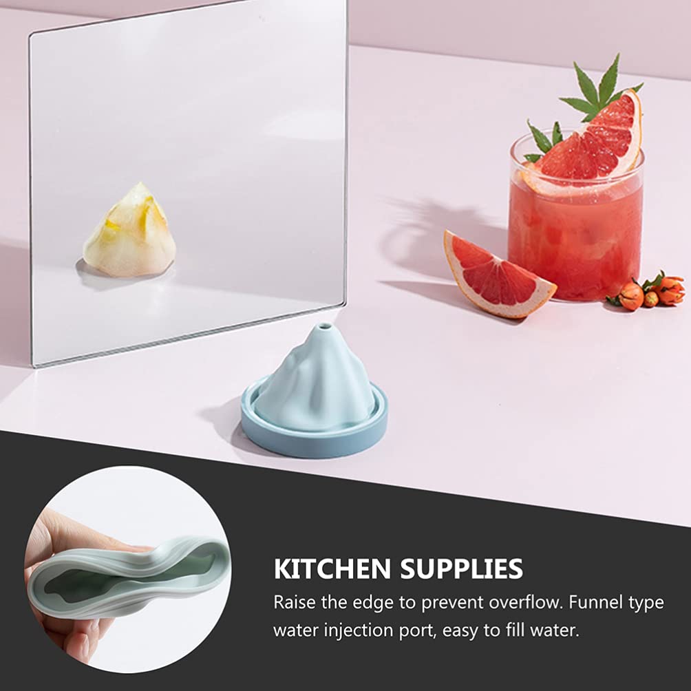 3Pcs Reusable Silicone Snow Cube Molds - Crushed Ice Cube Tray for Whiskey Cocktails, Cold Drinks & Home Bar Accessories - Perfect for Kitchen, Dining & Party Use