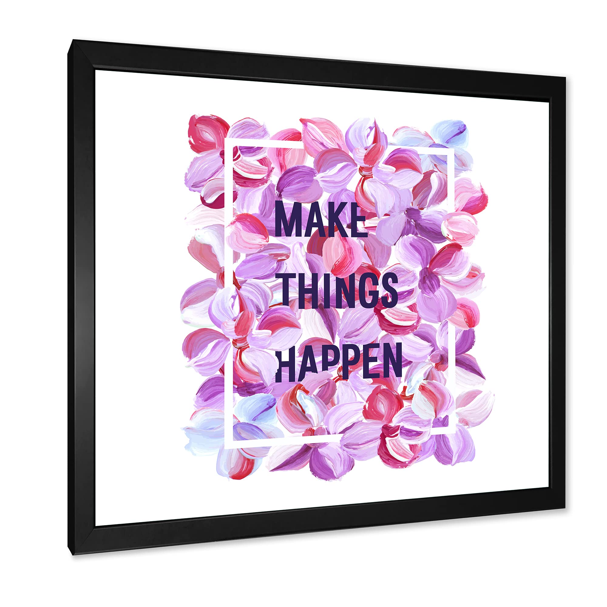 DesignQ Traditional Framed Wall Art - Elegant Home Decor for Living Room, Bedroom & Office | Ready to Hang Canvas Painting for Interior Design