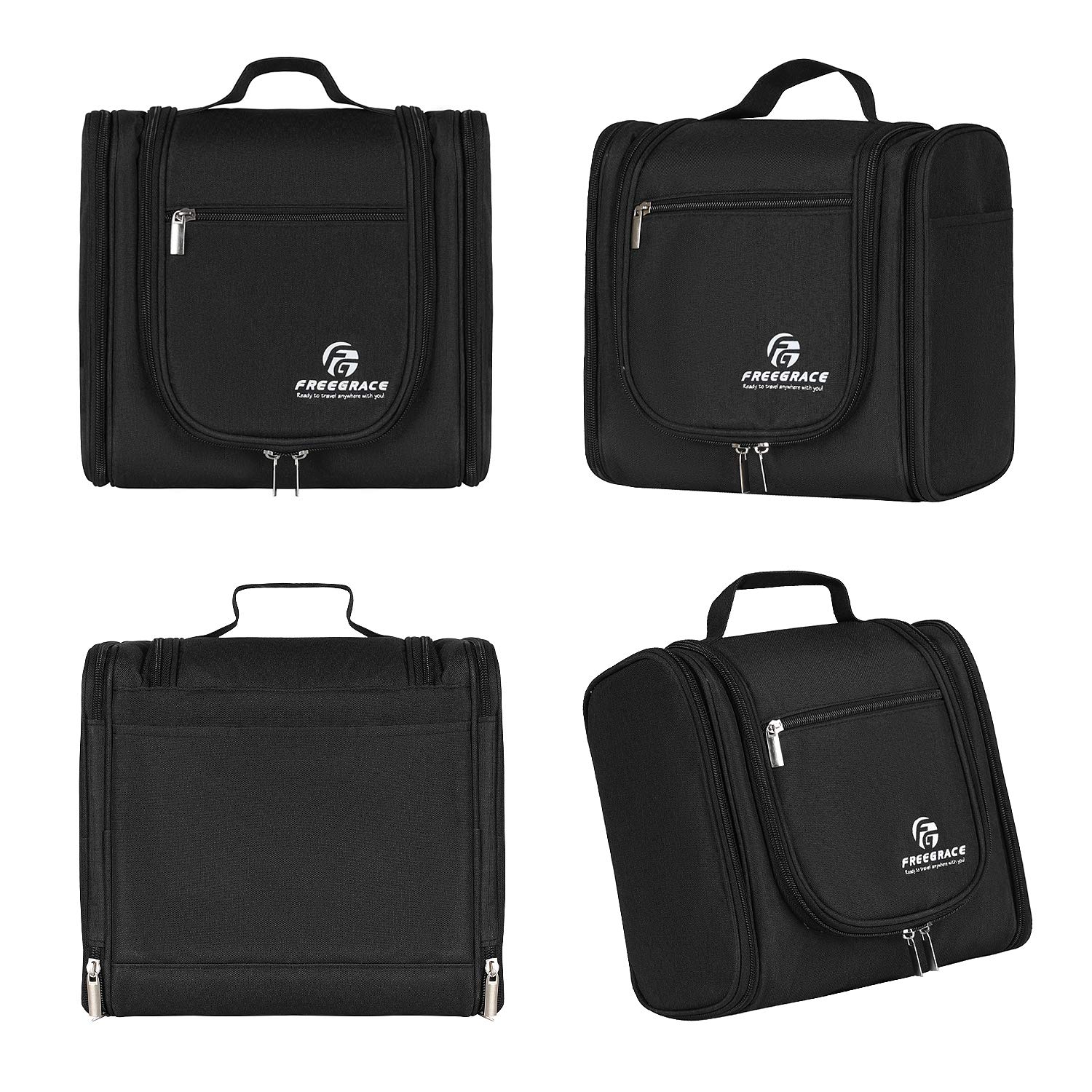 Extra Large Hanging Toiletry Bag - Premium Waterproof Travel Organizer for Men & Women | Durable Nylon Cosmetic & Shower Bag | Perfect for Toiletries, Makeup Brushes & Travel Essentials | Ideal for Camping, Gym & Vacation Use