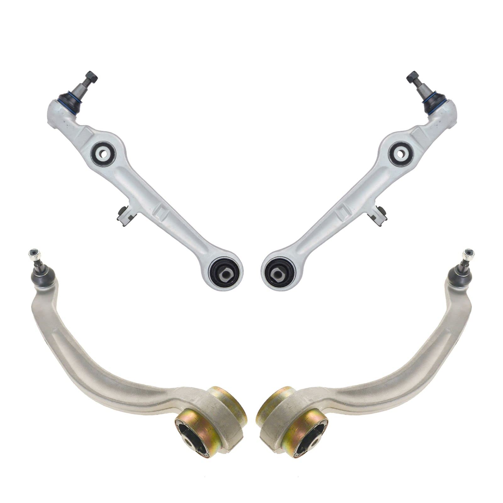 High-Quality Front Lower Control Arm with Ball Joint Set - Compatible with 2003-2009 Audi A4, A4 Quattro, 2007-2008 RS4, 2004-2005 S4 - Perfect for Suspension Repair & Maintenance | Durable Replacement Part for Smooth Ride & Handling