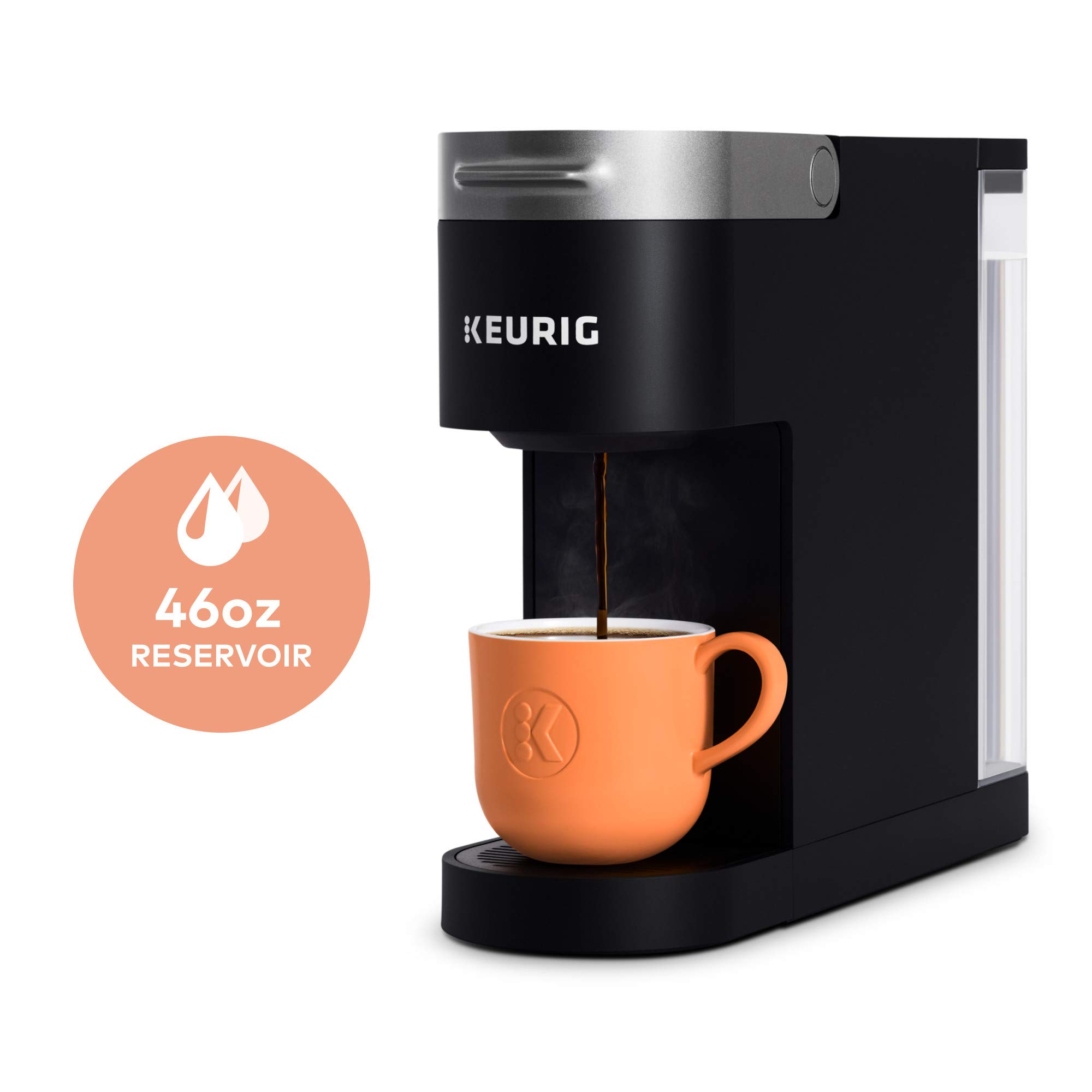 Keurig K-Slim Single Serve Coffee Maker with McCafé Classic Collection Variety Pack (40 K-Cup Pods) - Compact Coffee Machine for Home, Office & Dorm Use
