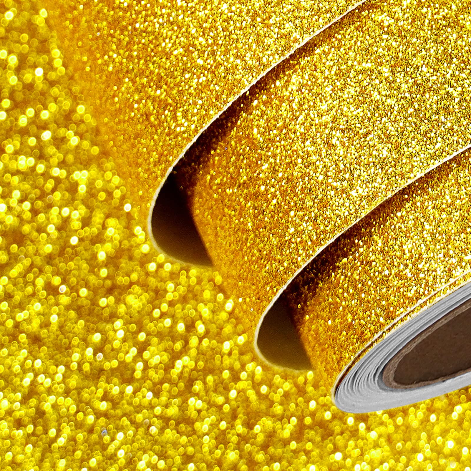 Premium Gold Glitter Cardstock Roll - 15.8