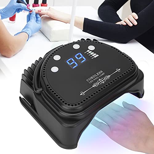 66W UV/LED Rechargeable Nail Dryer Lamp - Fast Curing Gel Polish for Home & Salon Use | Portable Manicure Light for Gel Nails, Acrylics & Dip Powder (US) - Perfect for DIY Nail Art & Professional Salon Services