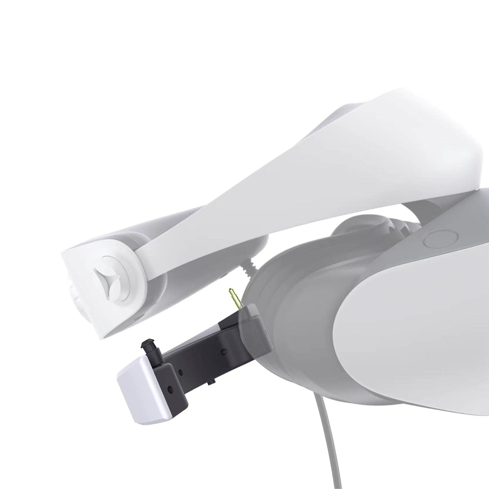VR Headphones Headset with Portable Speaker Amplifier - 3.5mm Audio Interface & LED Indicator for PS VR2 | Perfect for Gaming, Movies & Virtual Reality Experiences