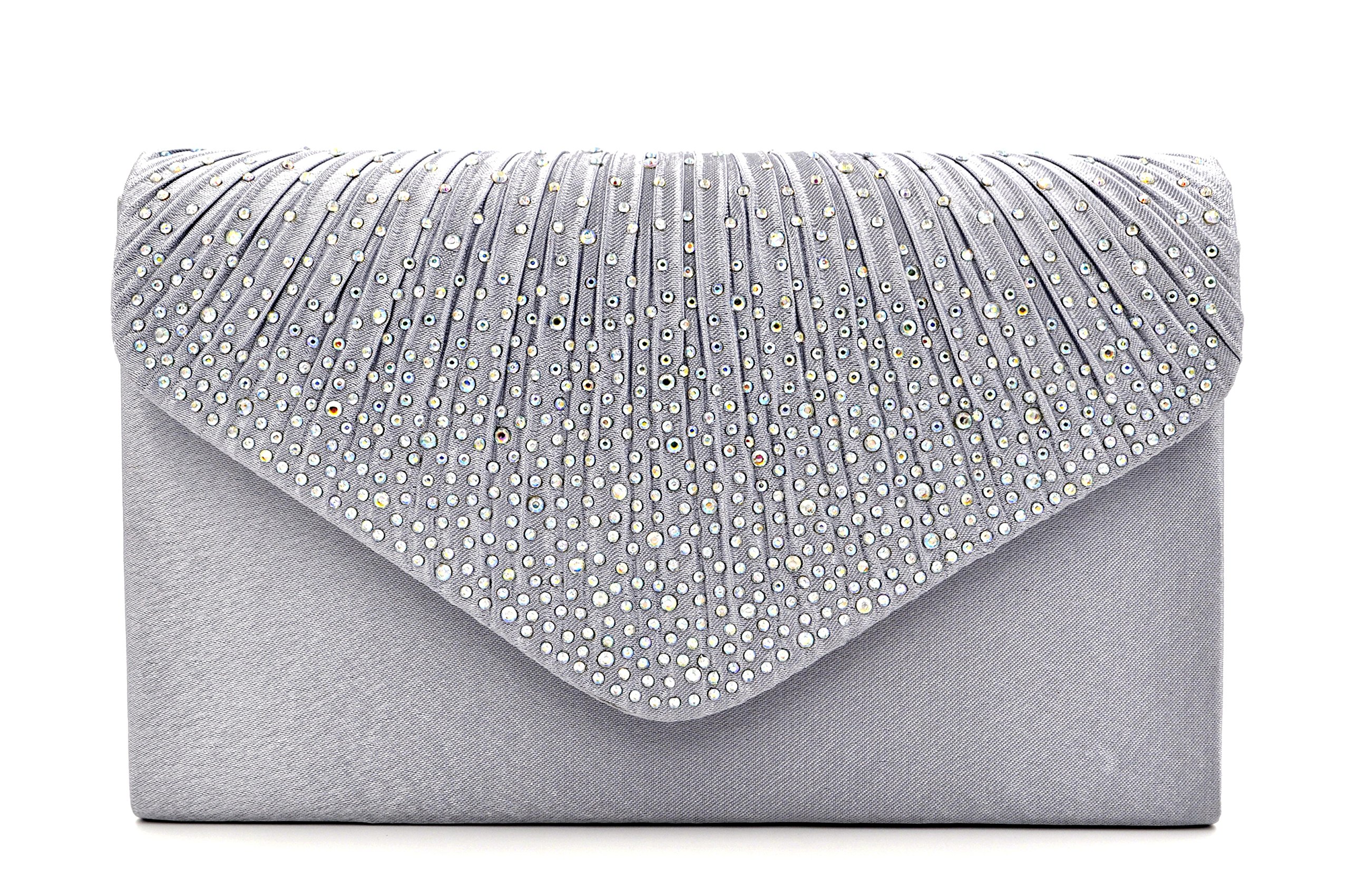 Elegant Women's Envelope Evening Clutch Purse - Crossbody Shoulder Bag for Wedding, Party & Special Occasions | Classic Handbag for Date Night, Prom & Formal Events