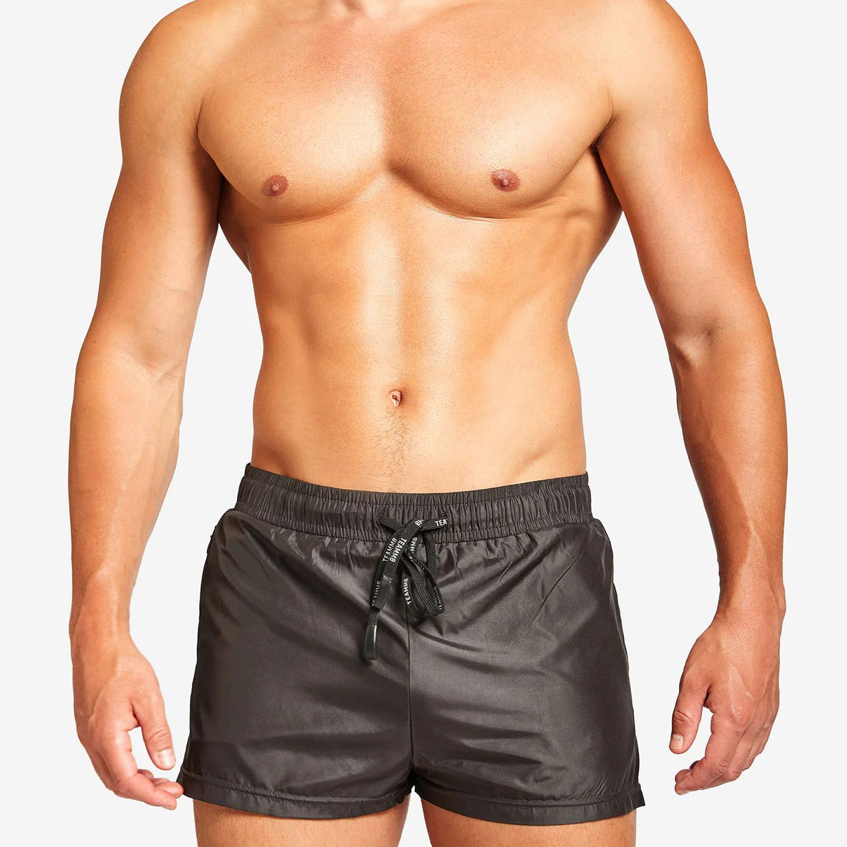 **Teamm8 Bass 1.5 Swim Shorts for Men - Quick-Dry, Comfortable & Stylish Black Swim Trunks - Perfect for Beach, Pool & Water Sports**