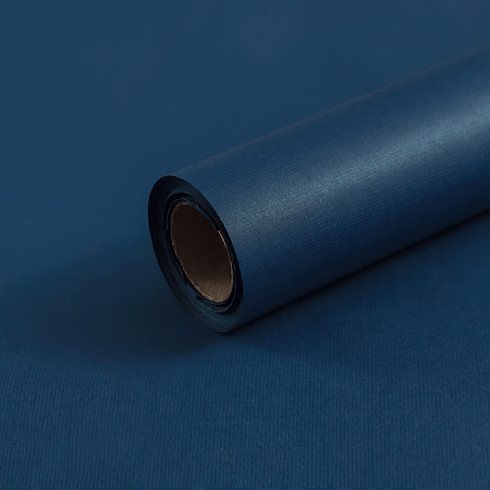 Premium Korean Solid Color Kraft Paper Roll - Navy Blue Gift Wrapping Paper for Flowers, Bouquets & Presents | DIY Craft, Wedding Decor, Party Packaging
