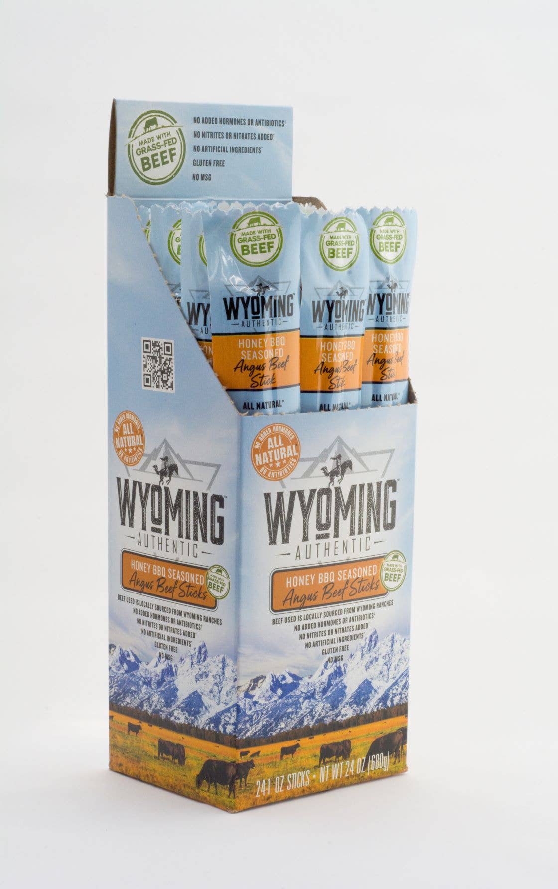 Premium Honey BBQ Beef Jerky Sticks - 1oz Pack - High Protein Snack for Hiking, Camping & On-the-Go Energy Boost