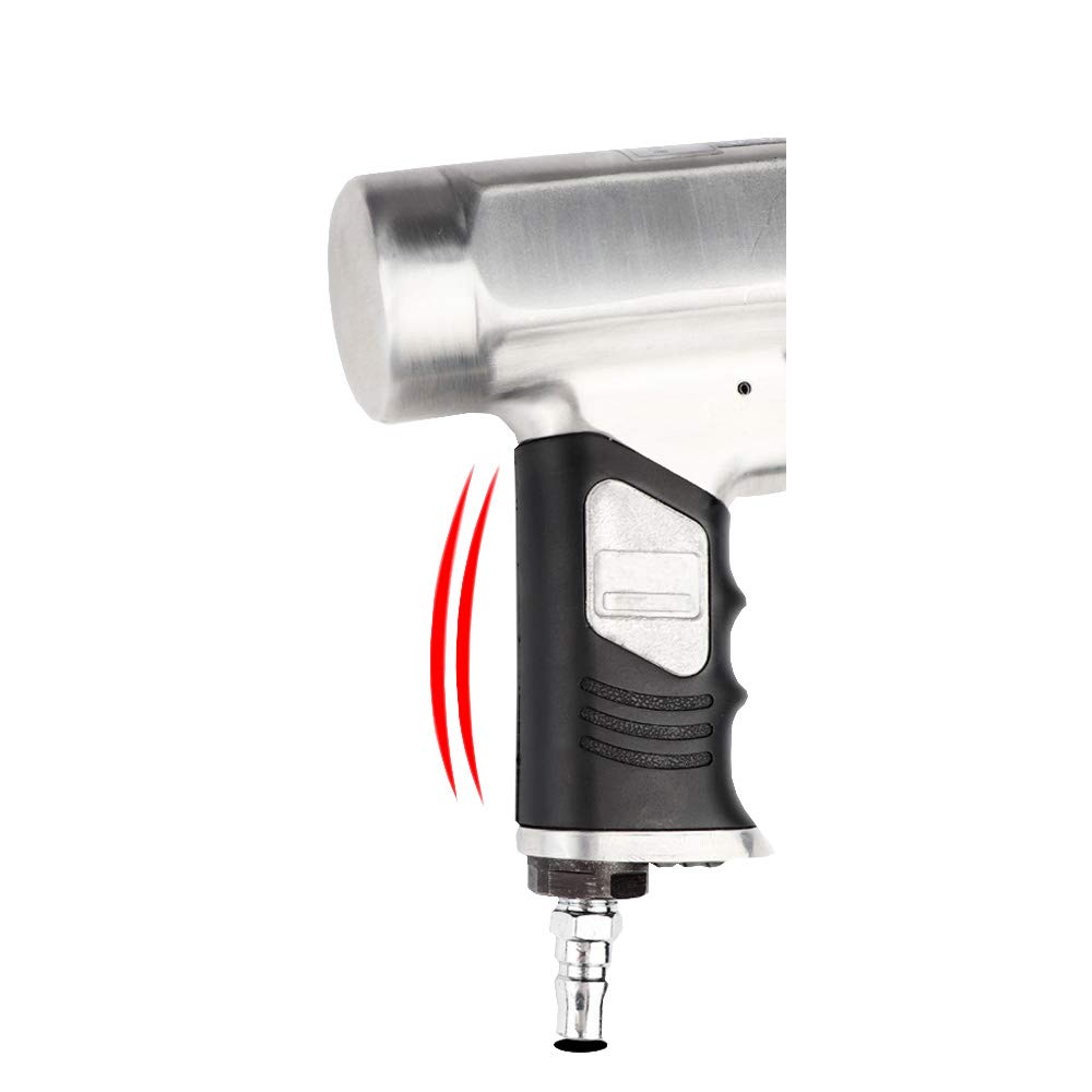 MXBAOHENG 2000RPM Pneumatic Air Hammer Kit with 9 Air Chisels & 3 Spring Retainers - Professional Auto Body Repair Tool for Metalworking, Dent Removal, and Riveting